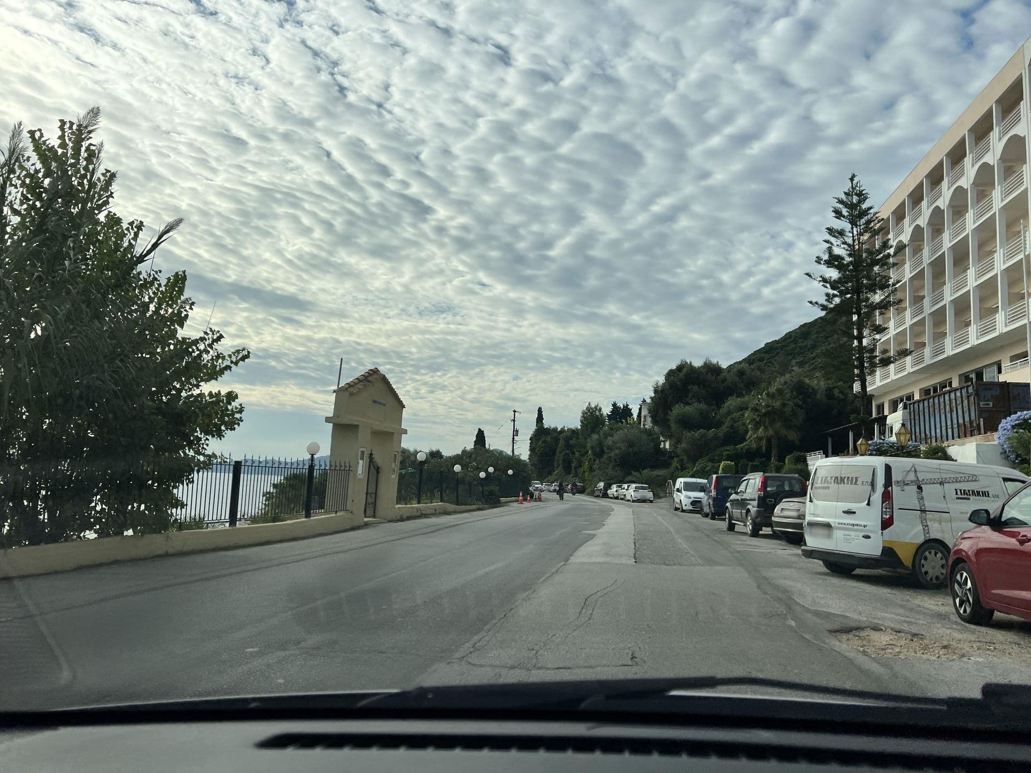 Street view near Louis Ionian Sun, Ágios Matthaíos — © VMConsulting (CC BY-SA · Mapillary)