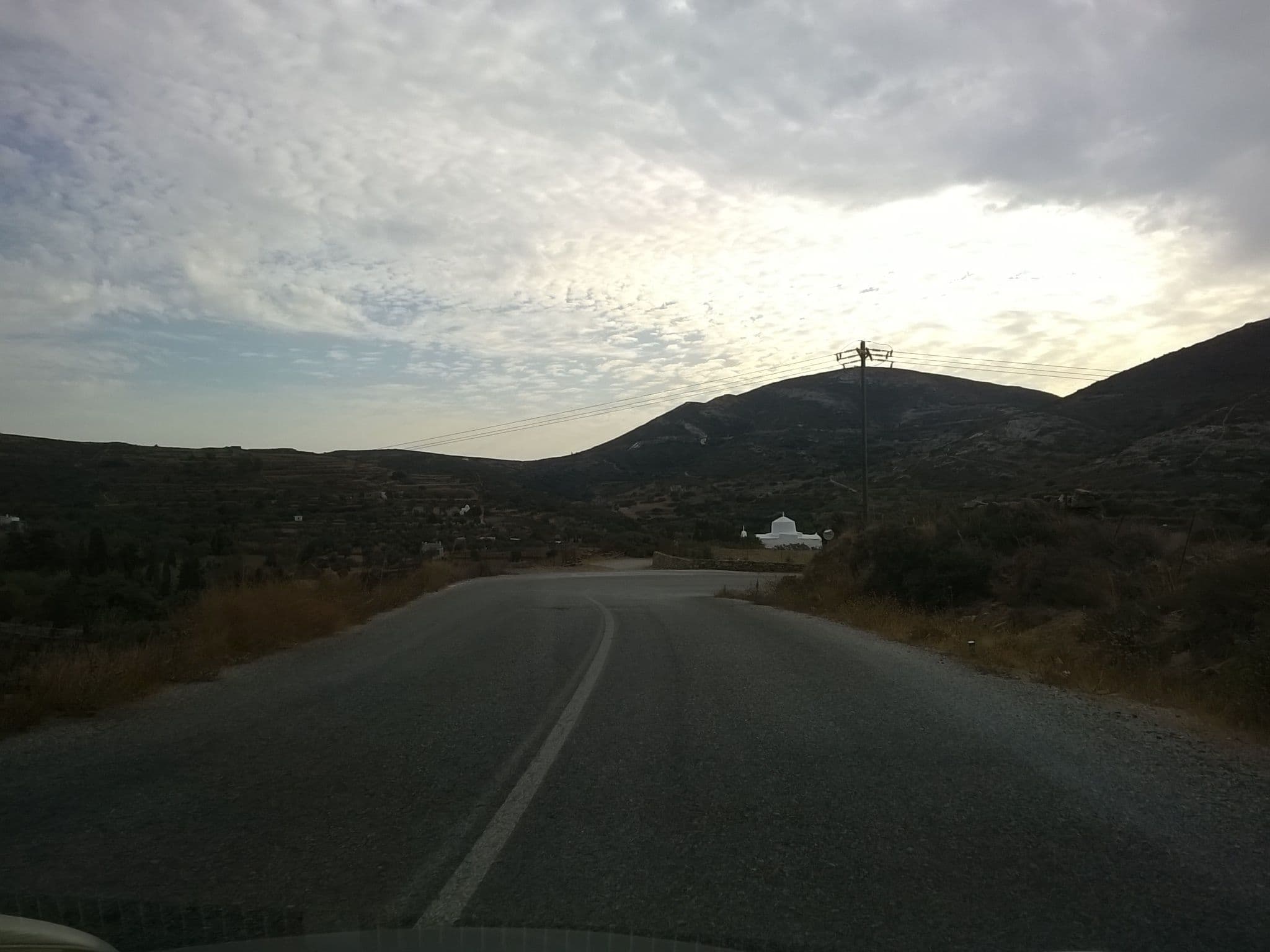 Street view near Zeidoron Country Houses, Náxos