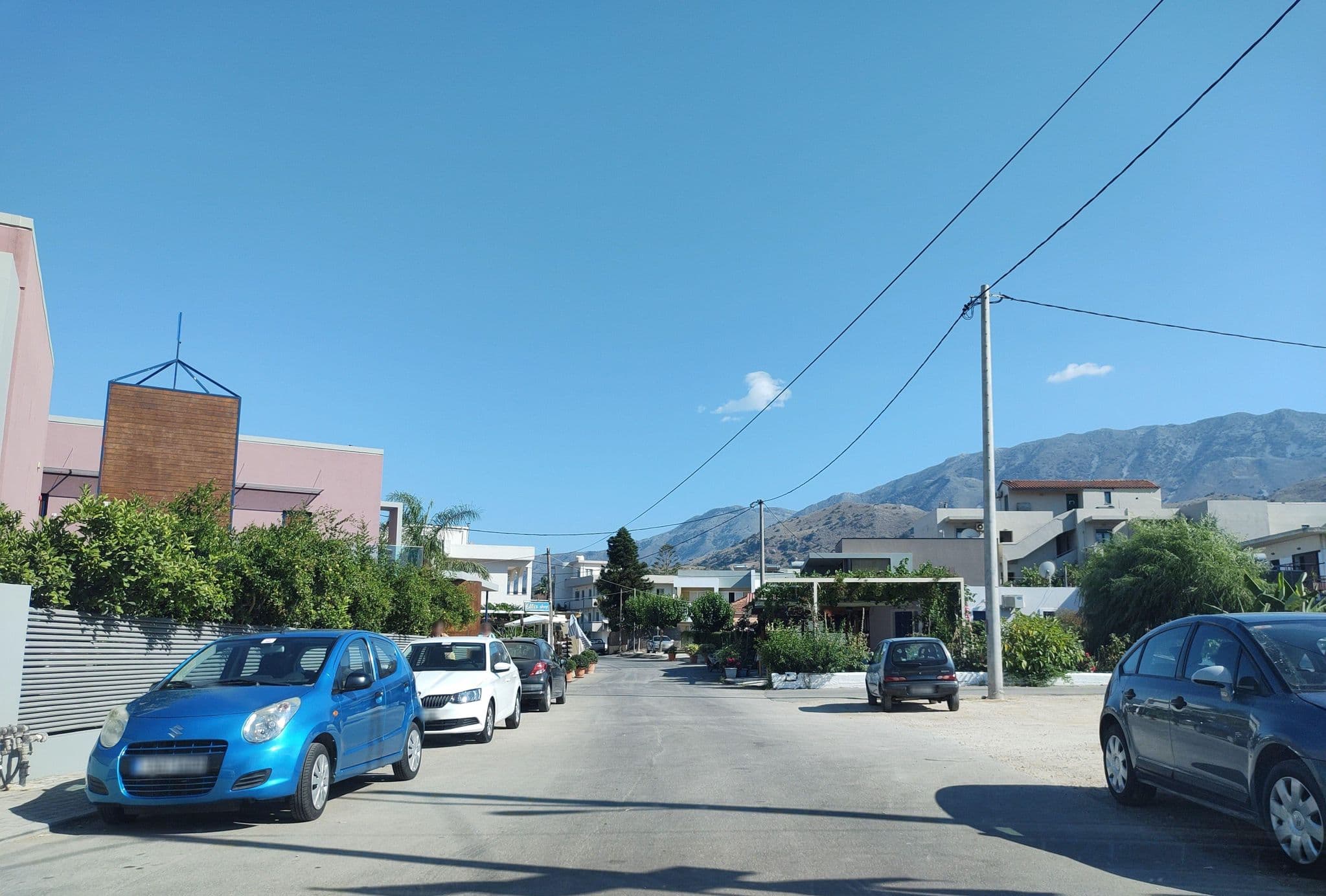 Street view near Corissia Harmony, Georgioupolis
