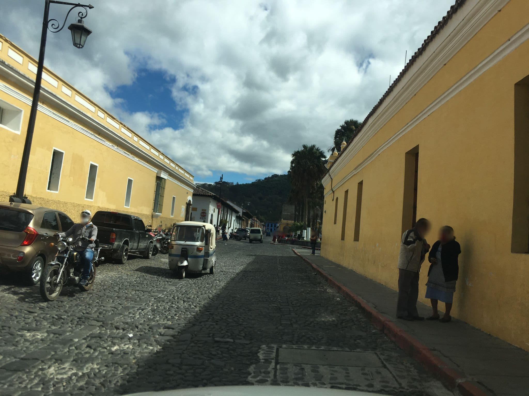 Street view near Palacio Chico, Antigua Guatemala