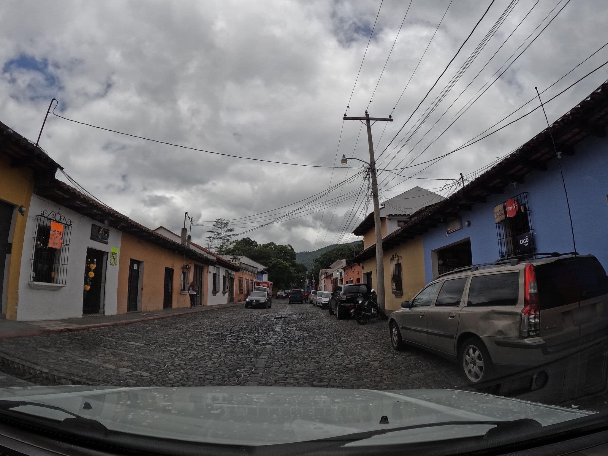 Street view near Hostel Onvisa, Antigua Guatemala