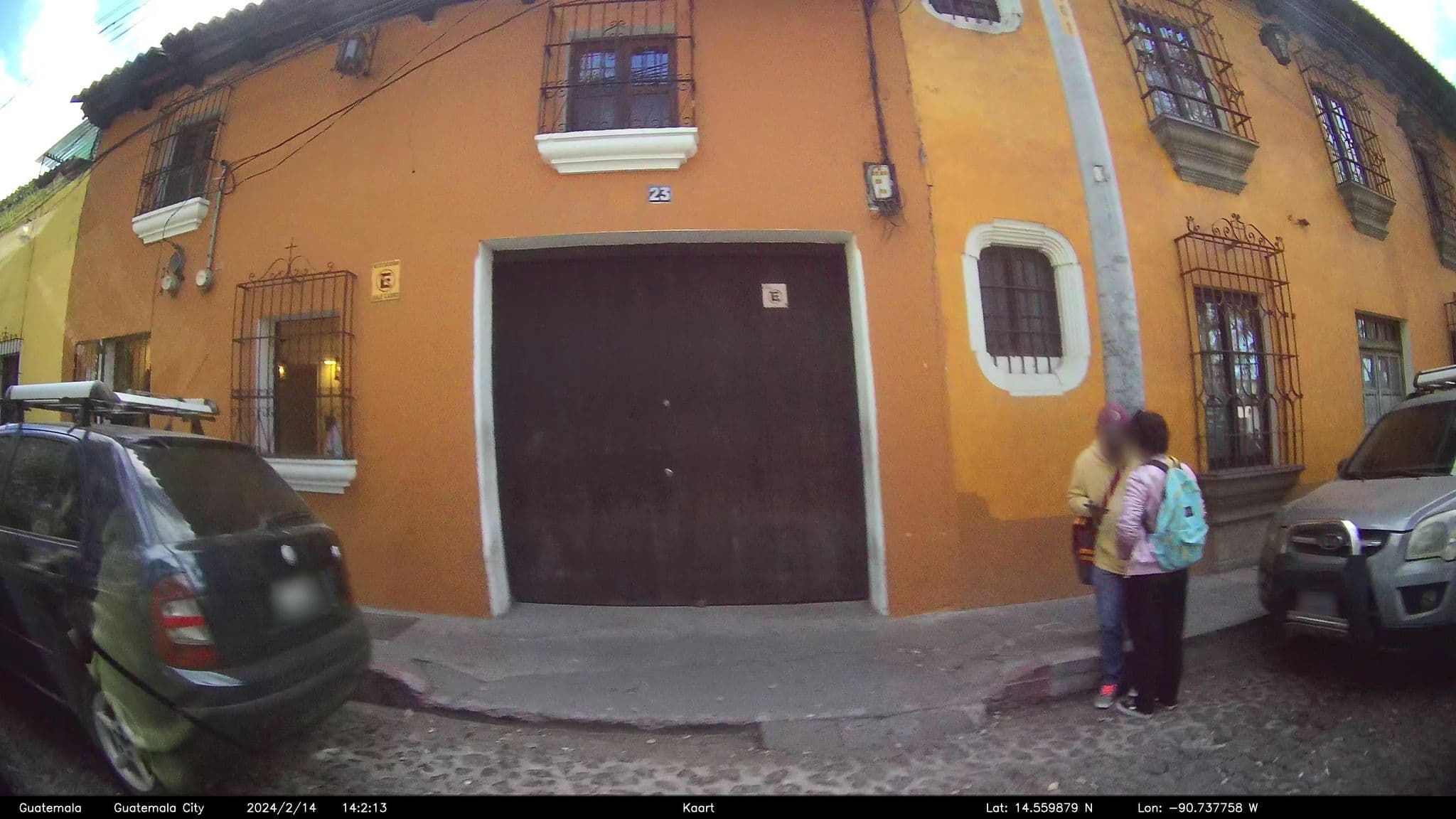 Street view near Hotel Cristales de Antigua La Calzada, Antigua Guatemala