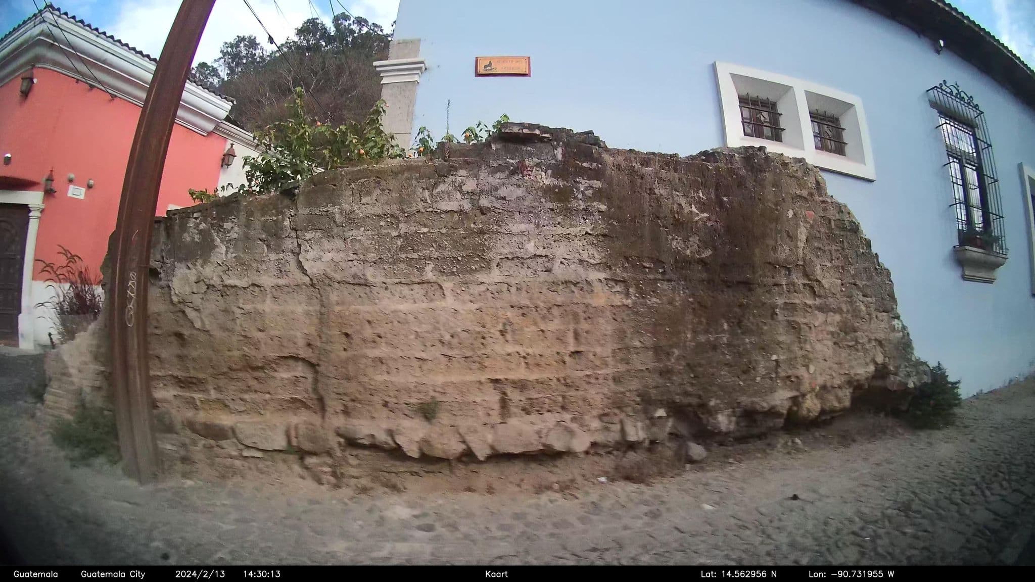 Street view near Hotel Casa del Cerro, Antigua Guatemala
