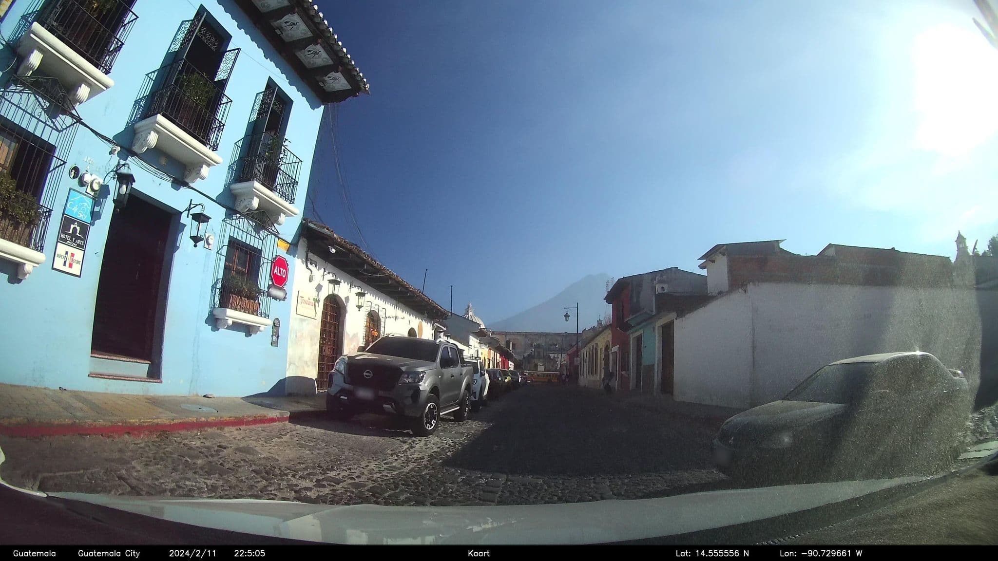 Street view near El Hostal, Antigua Guatemala