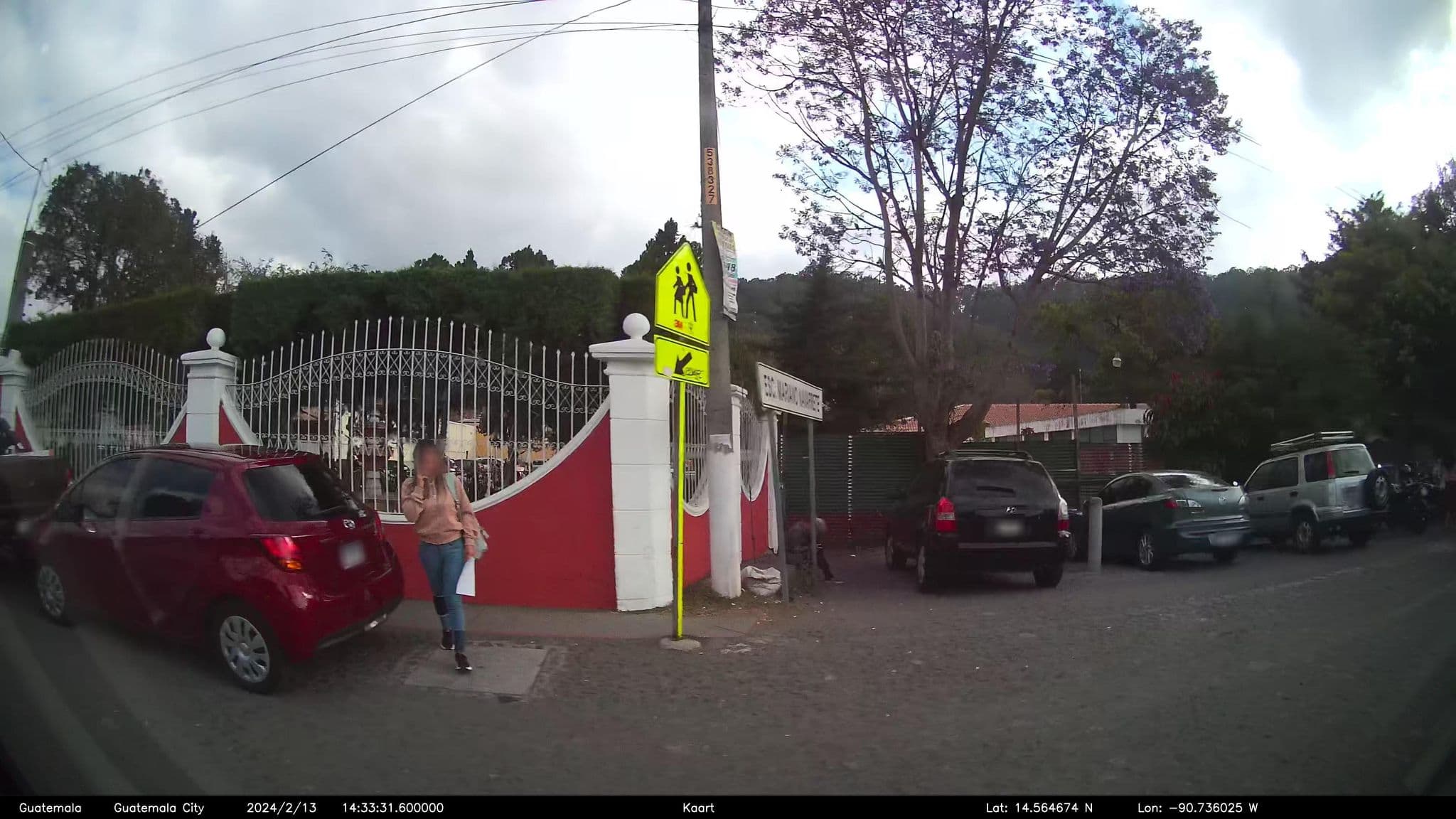Street view near Central Hostel, Antigua Guatemala