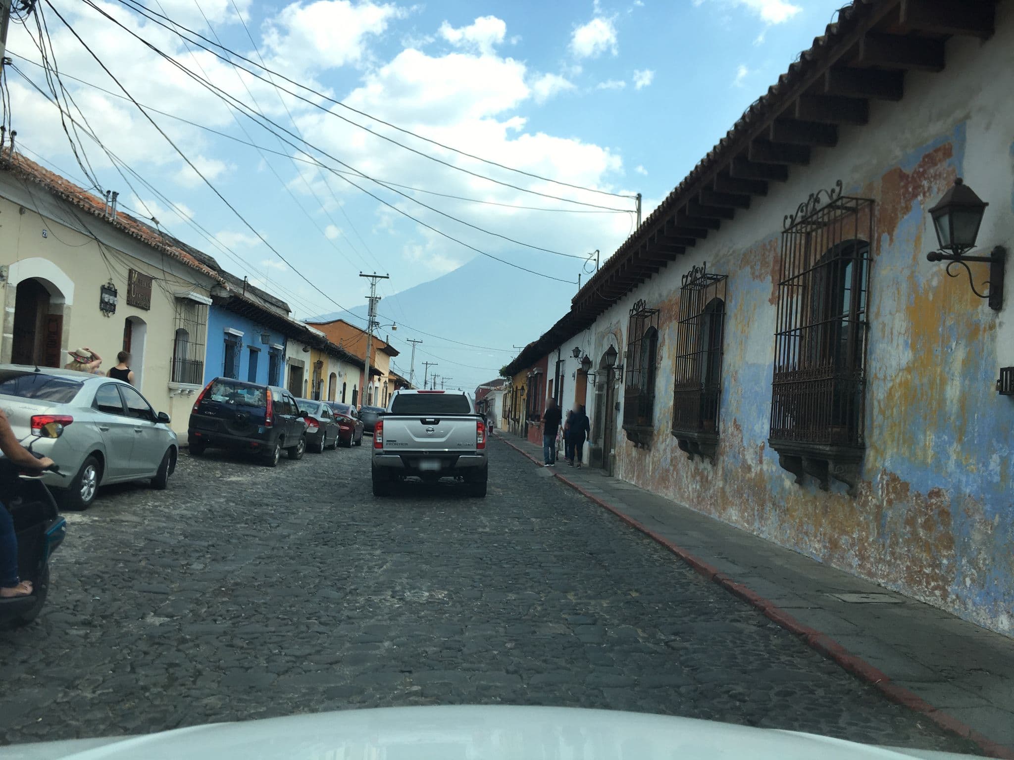 Street view near Hotel Casa Rosario, Antigua Guatemala