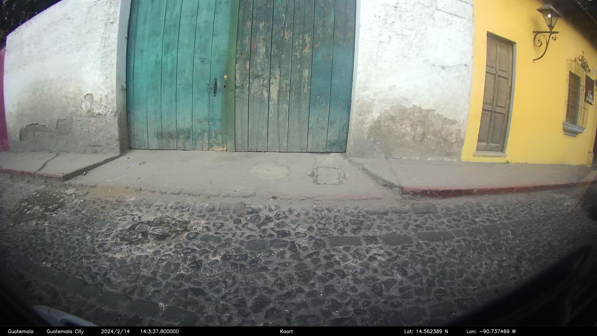 Street view near Hotel Posada San Miguel, Antigua Guatemala
