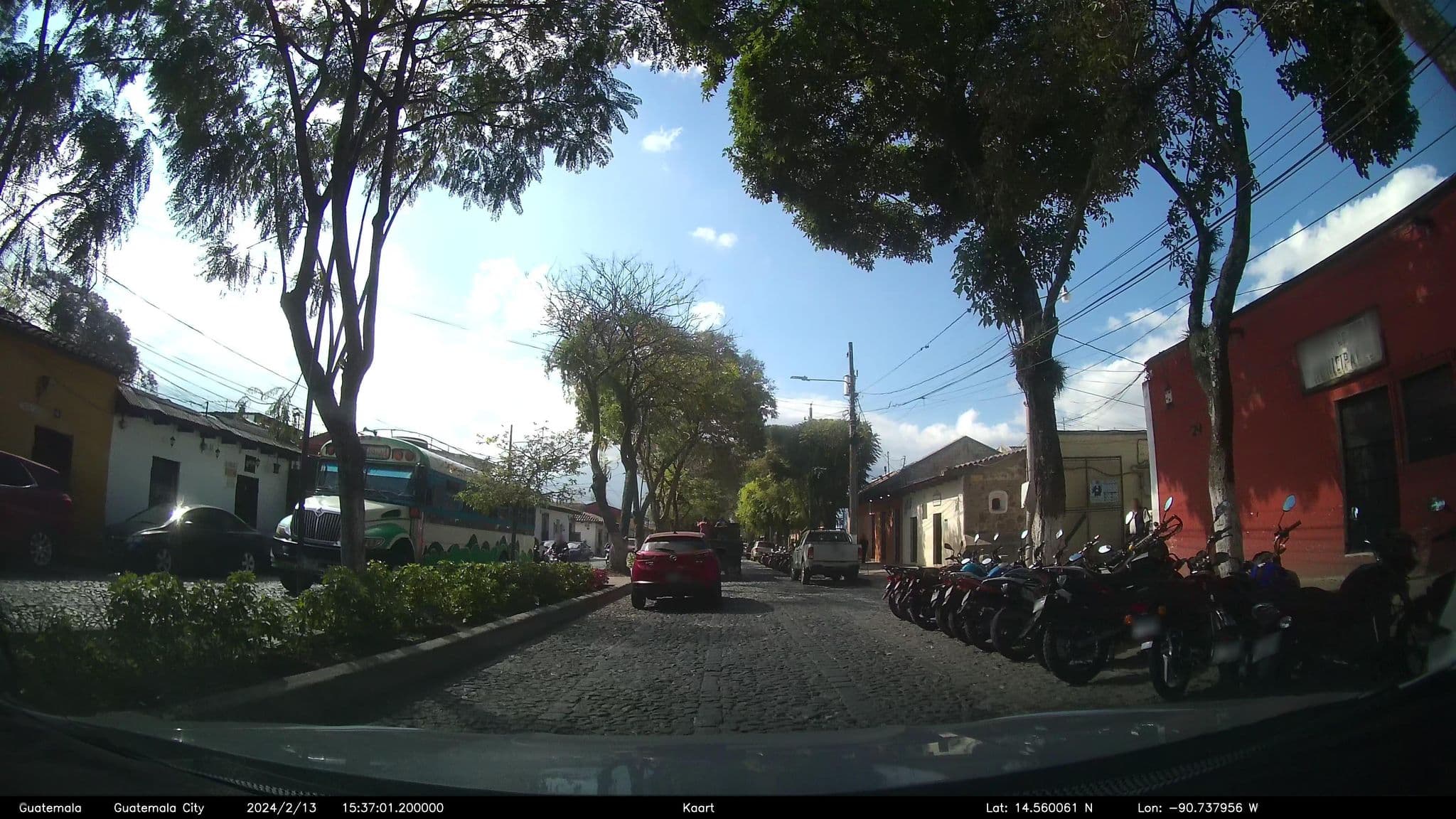 Street view near Hotel Pasabien 2, Antigua Guatemala