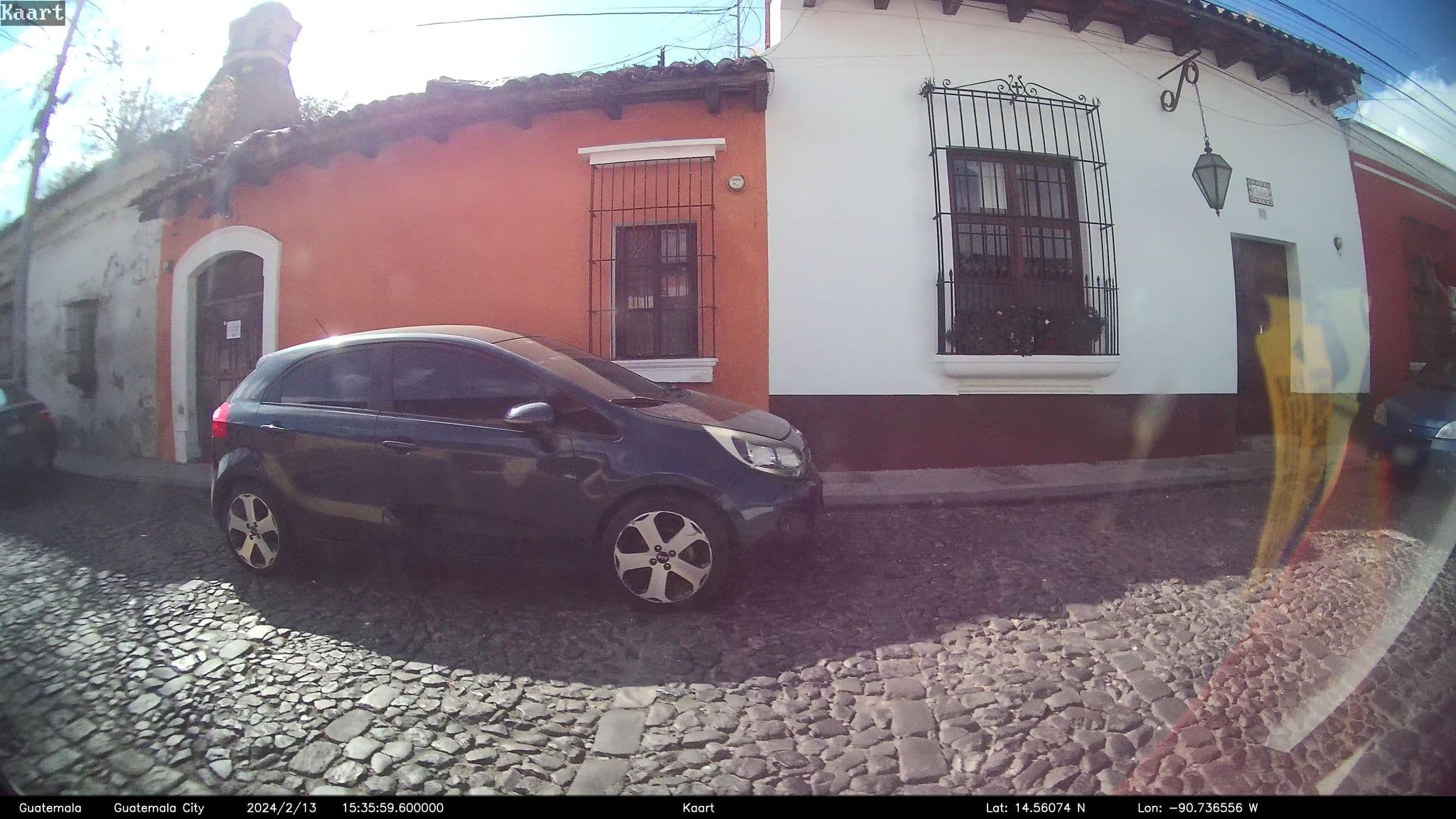 Street view near Hotel Bernal, Antigua Guatemala — © kaart_2 (CC BY-SA · Mapillary)