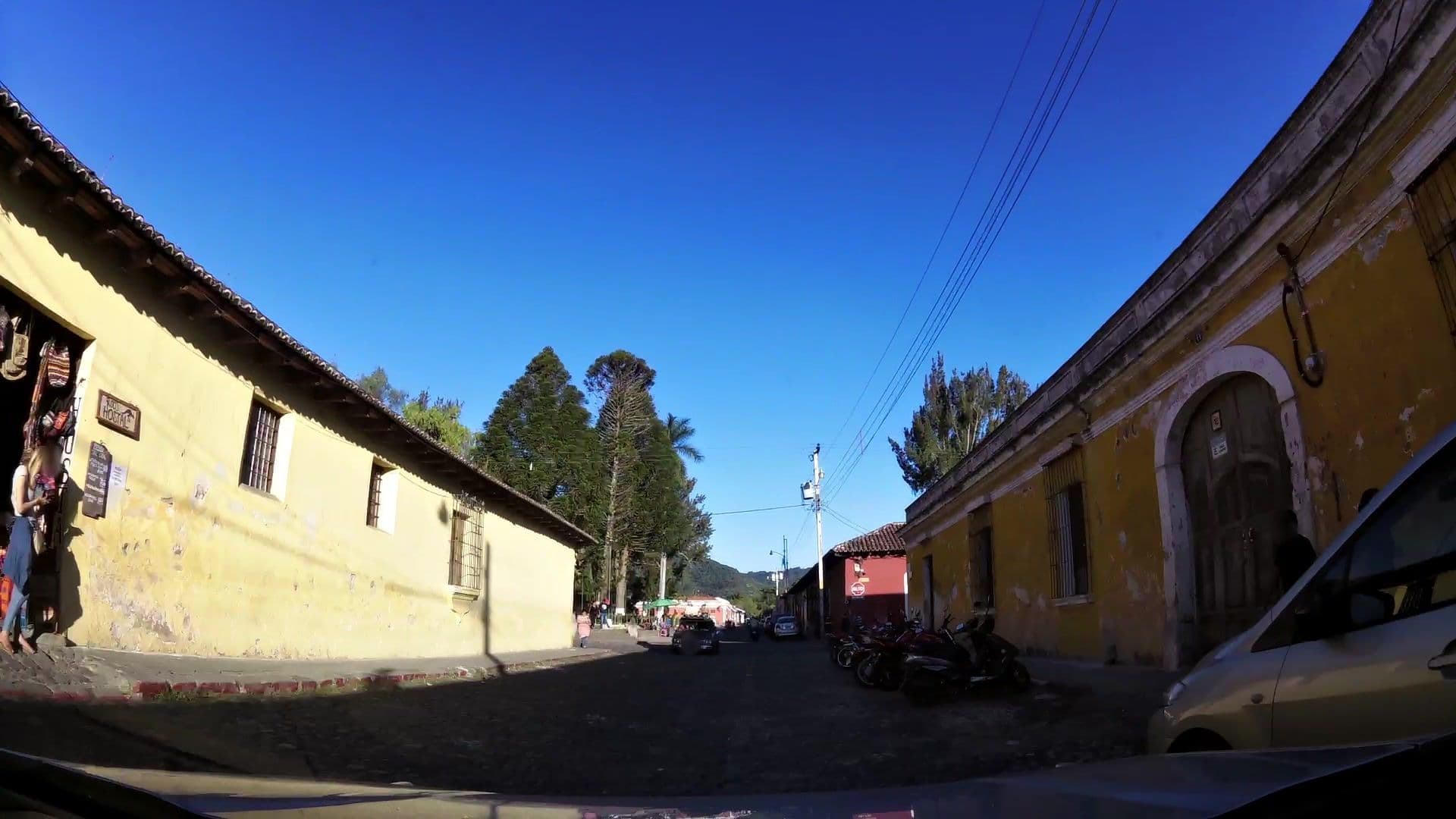 Street view near 3 Hermanos, Antigua Guatemala