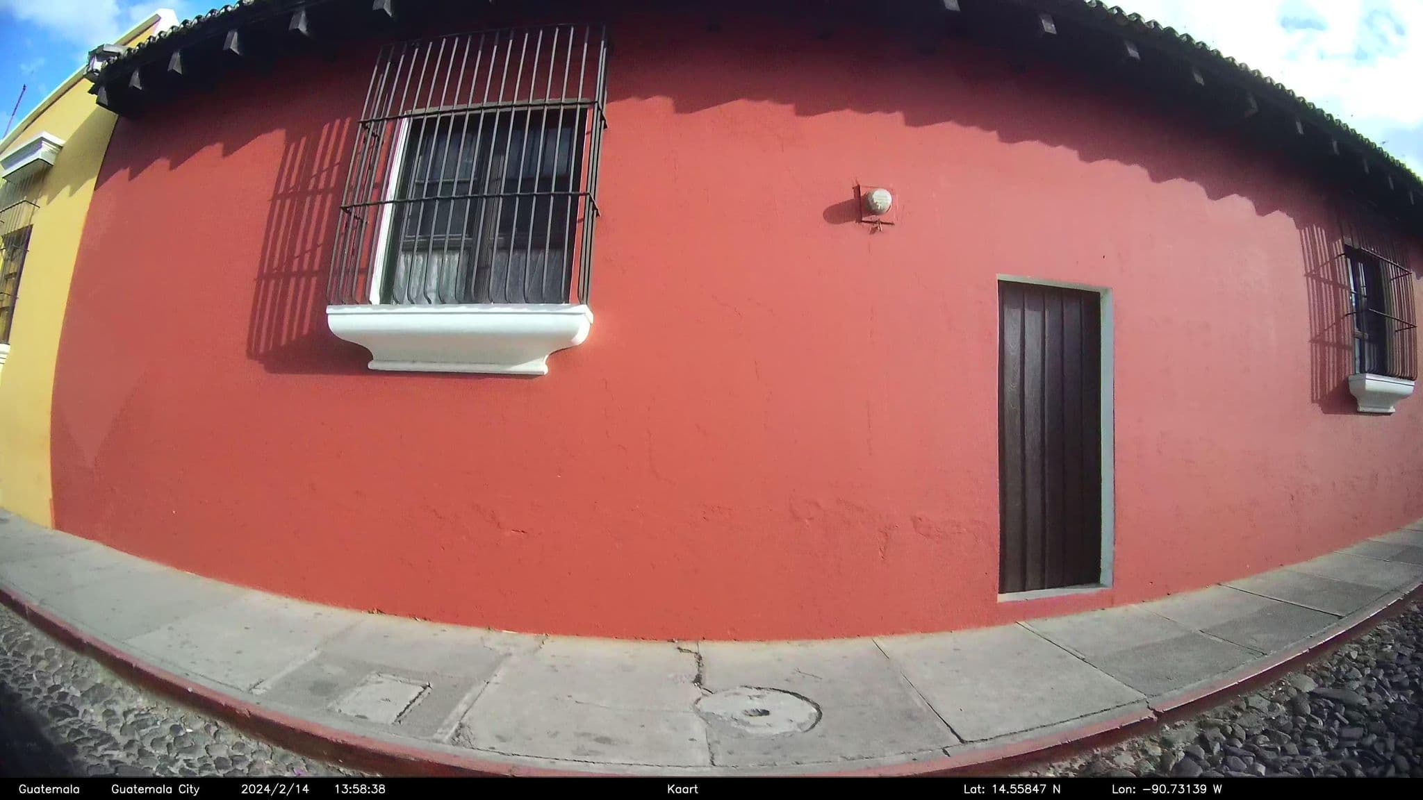Street view near Hostal Girasol, Antigua Guatemala — © kaart_1 (CC BY-SA · Mapillary)