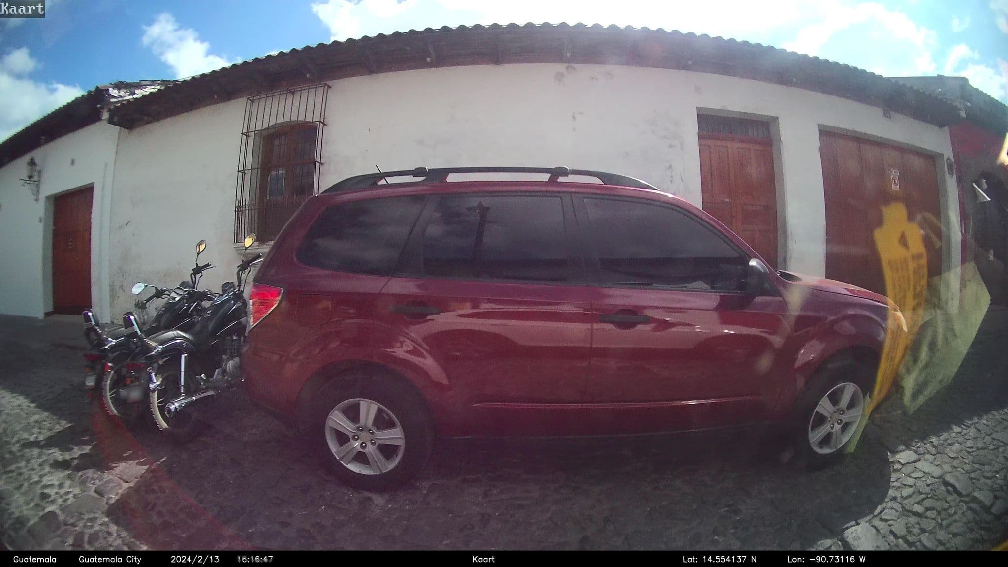 Street view near Hotel Santa Clara, Antigua Guatemala
