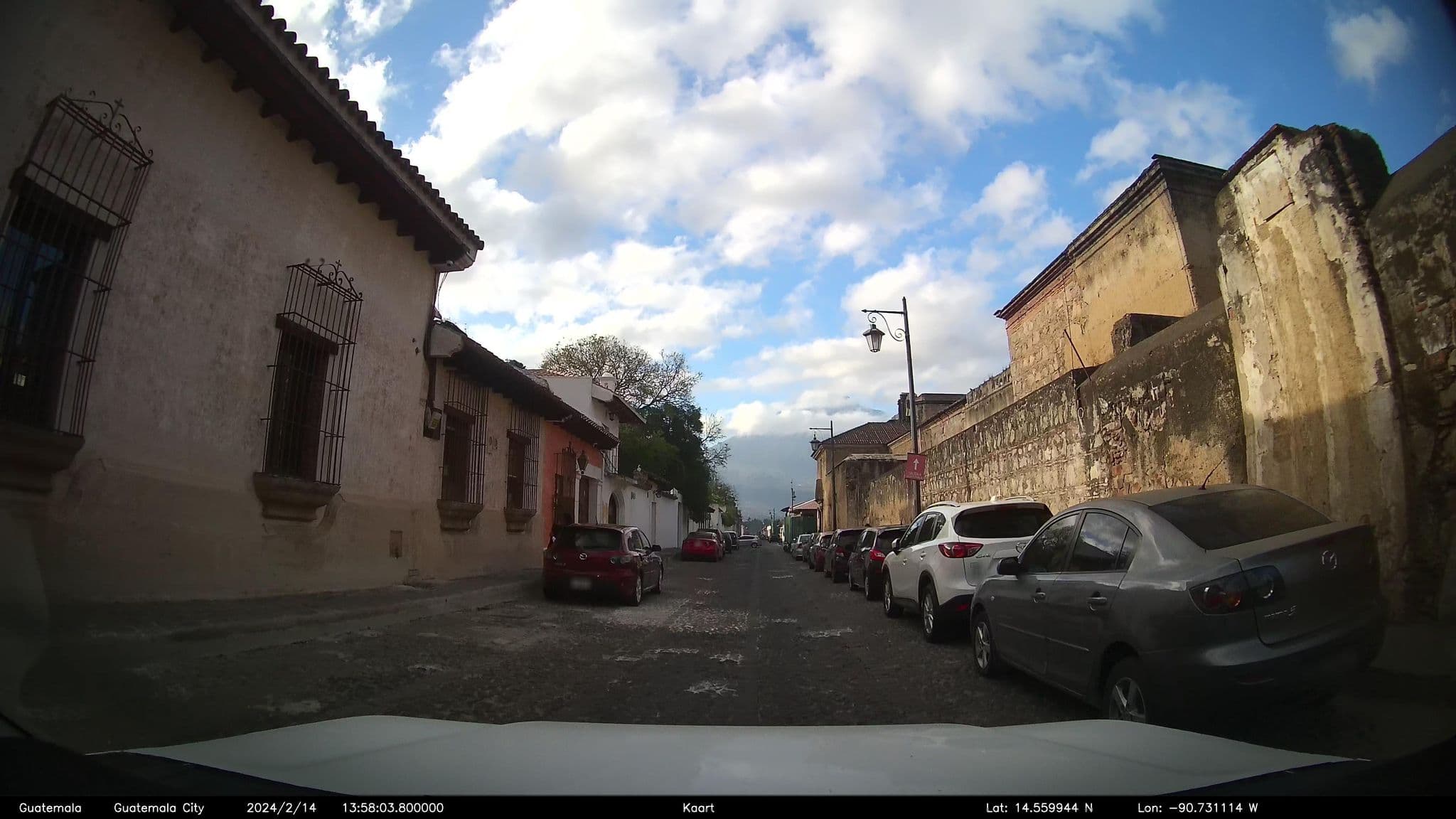 Street view near El Convento Boutique Hotel, Antigua Guatemala