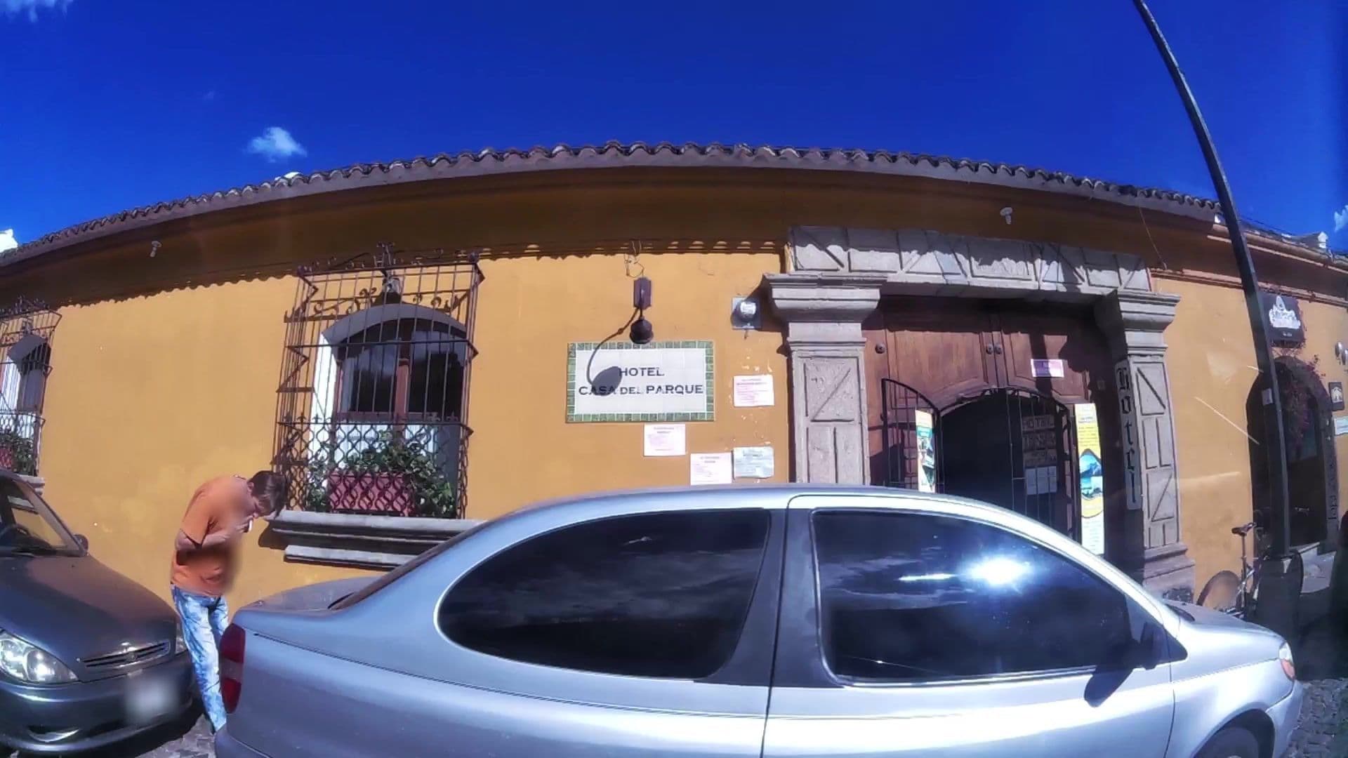 Street view near Casa del Parque, Antigua Guatemala