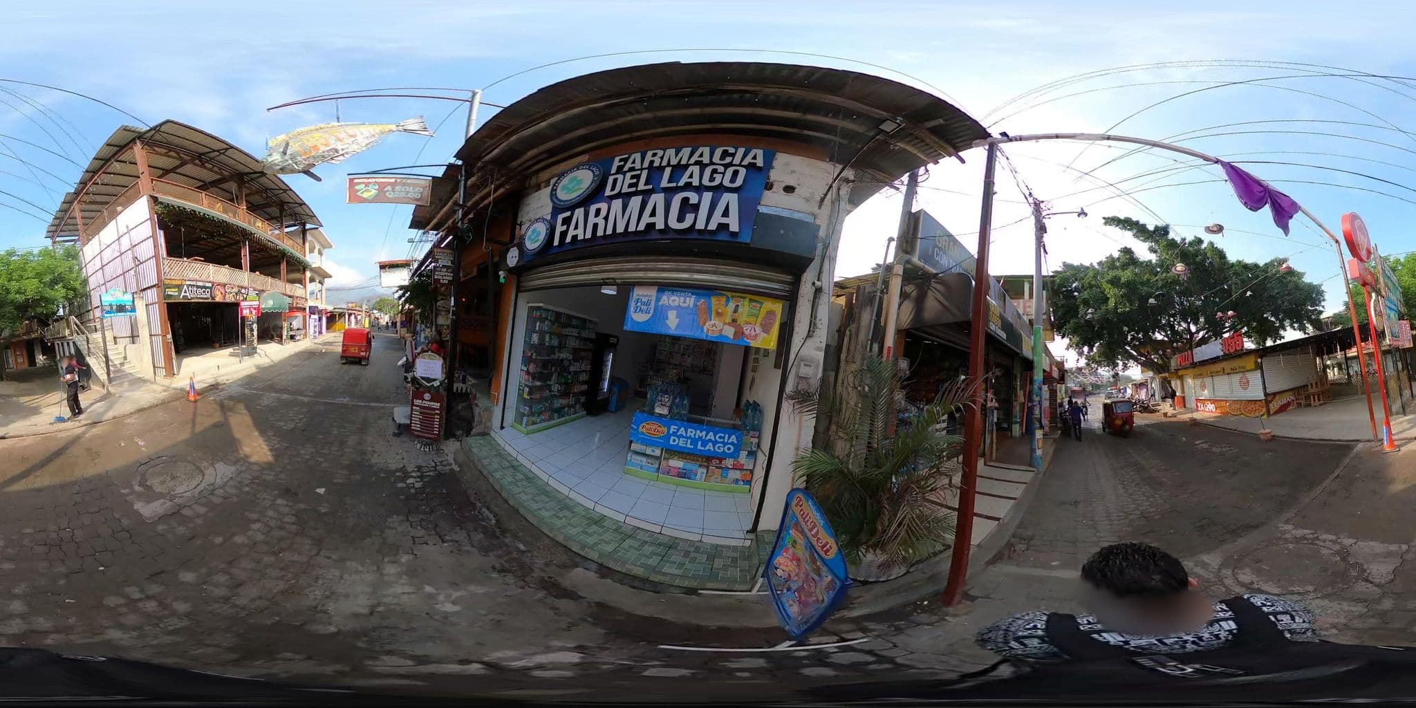 Street view near Hotel Villa Flores, Panajachel — © nicovargas (CC BY-SA · Mapillary)
