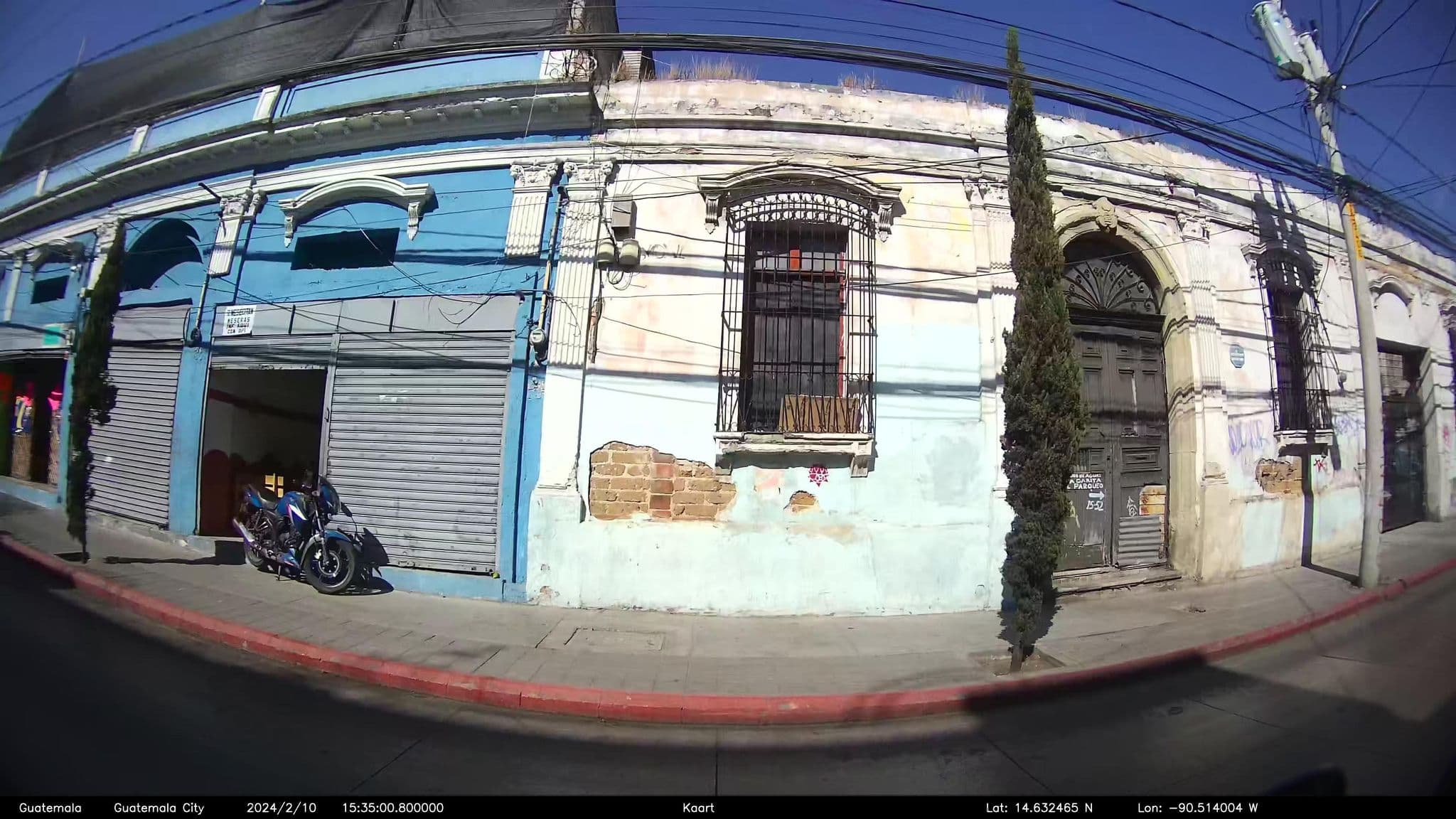 Street view near Hotel Virrey, Guatemala City — © kaart_2 (CC BY-SA · Mapillary)