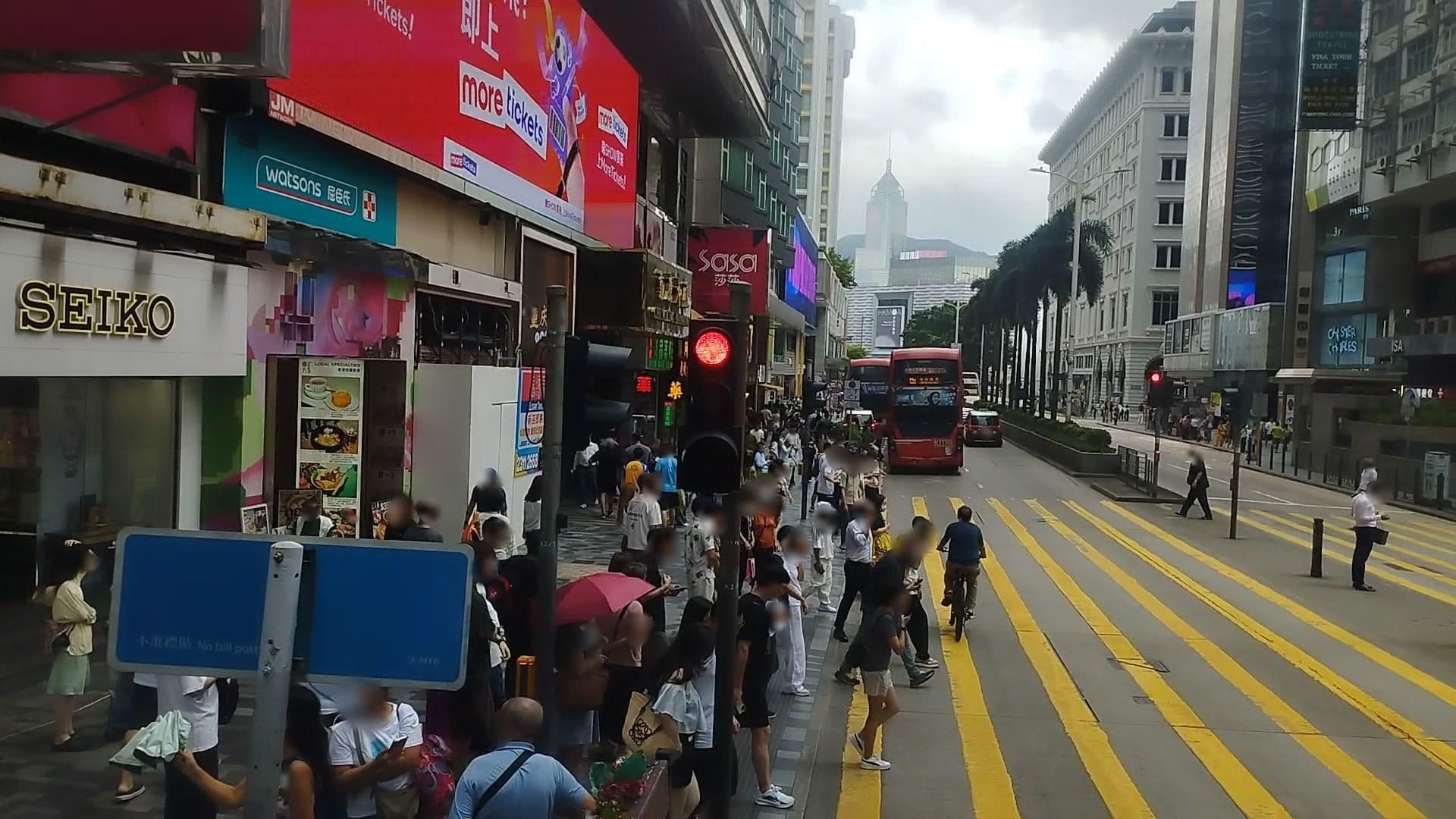 Street view near Chungking Guesthouse, Tsim Sha Tsui