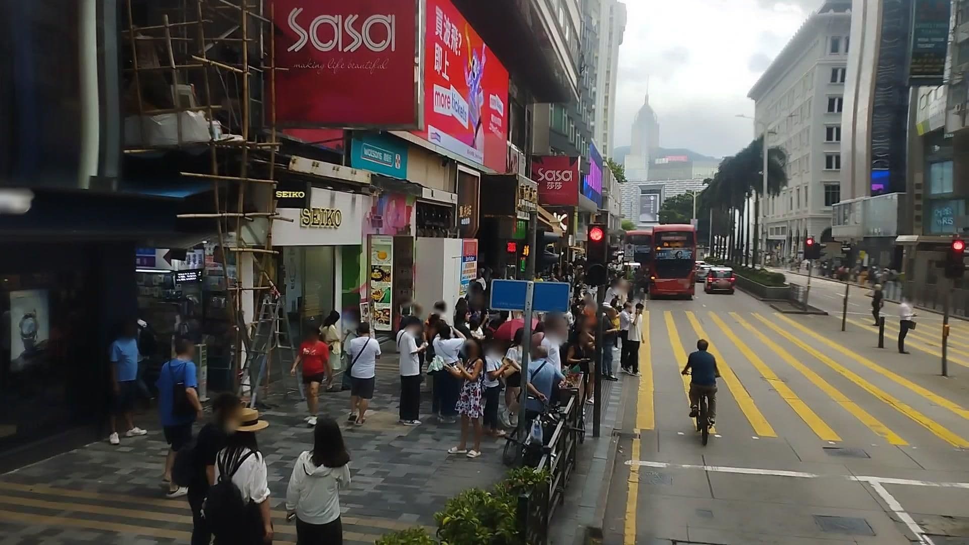 Street view near New International Guesthouse, Tsim Sha Tsui