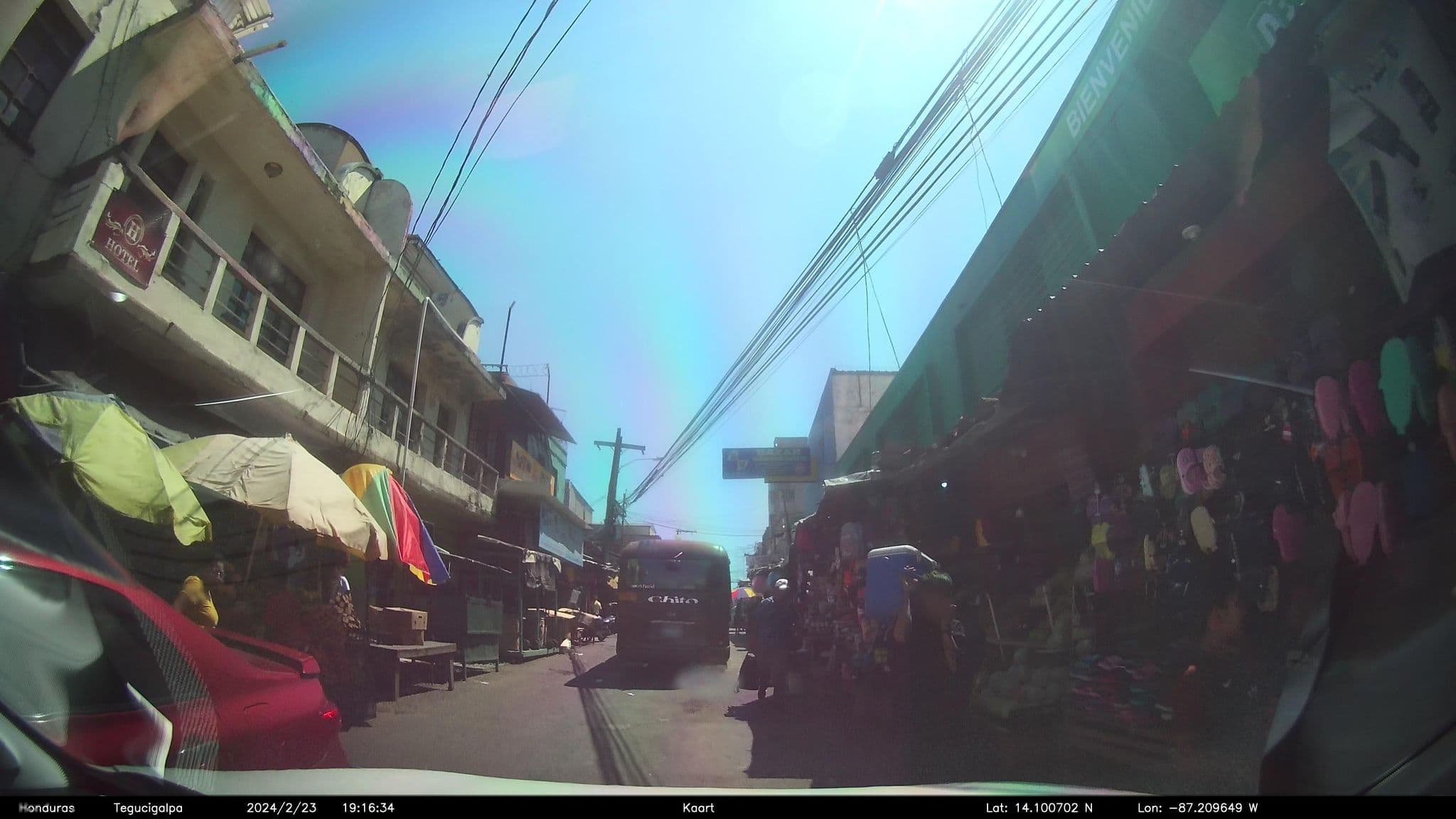 Street view near Hotel Centroamericano, Tegucigalpa — © kaart_3 (CC BY-SA · Mapillary)