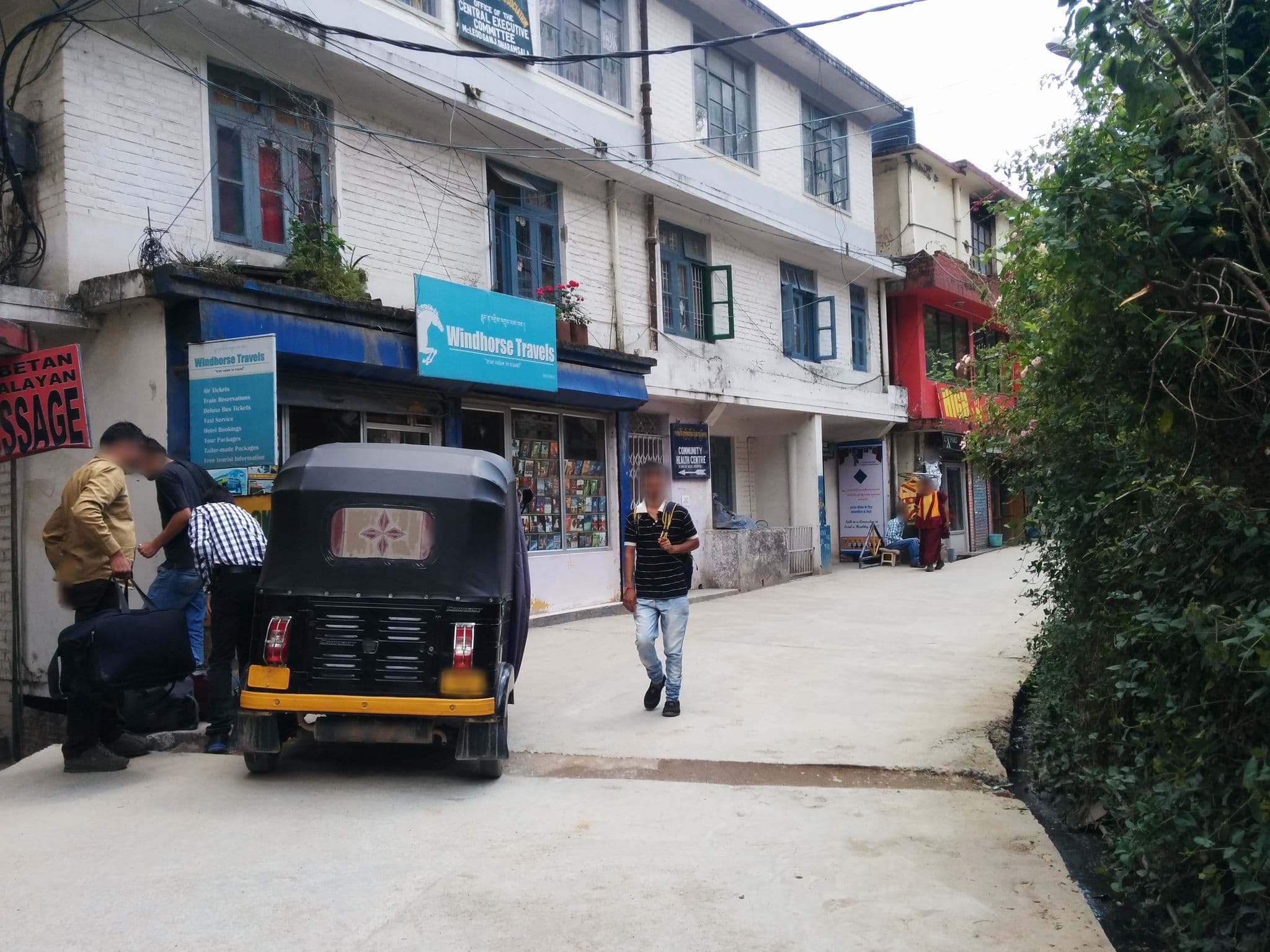 Street view near Green Hotel, Dharamsala