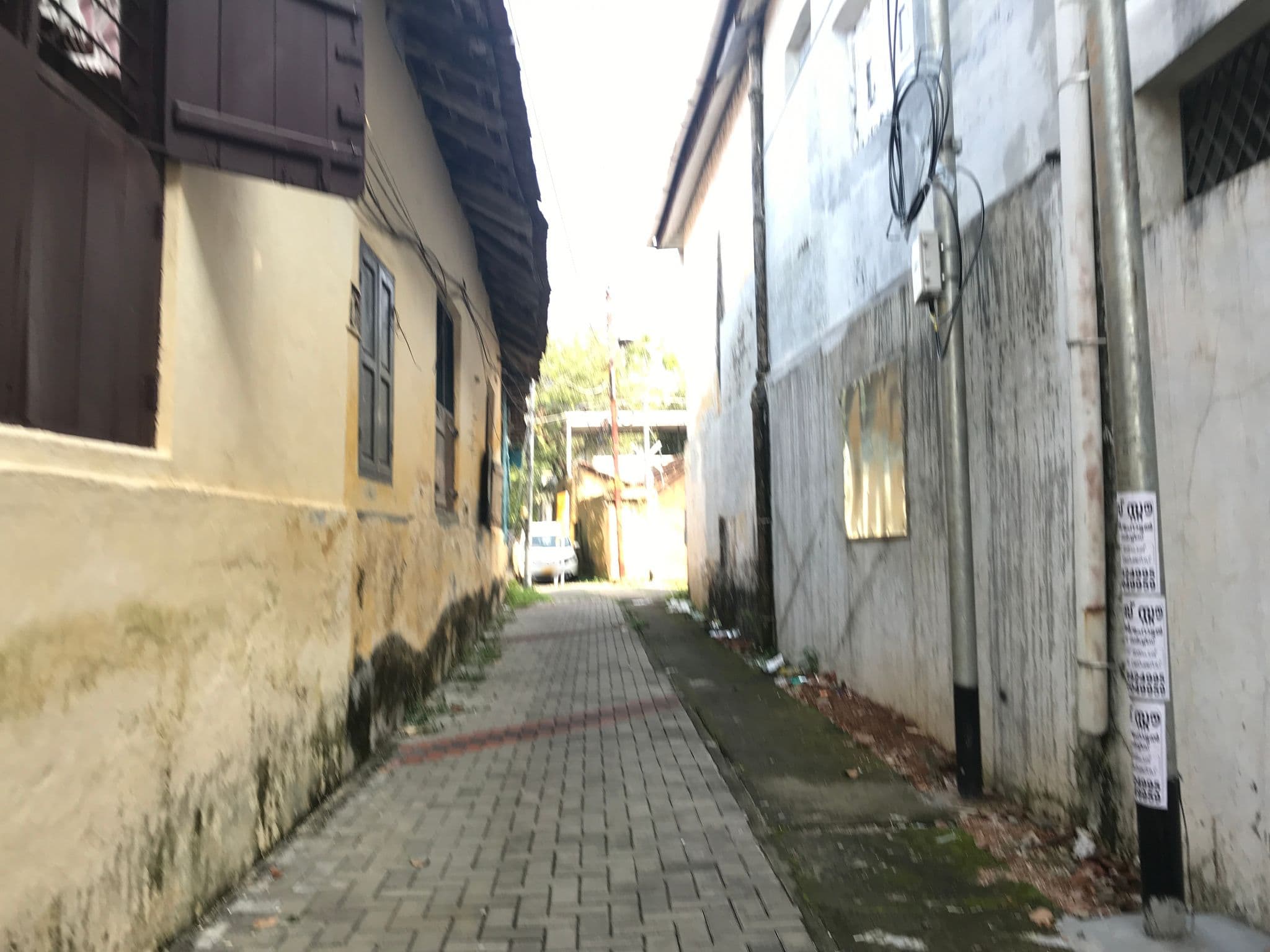 Street view near Chiramel Residency, Vypīn