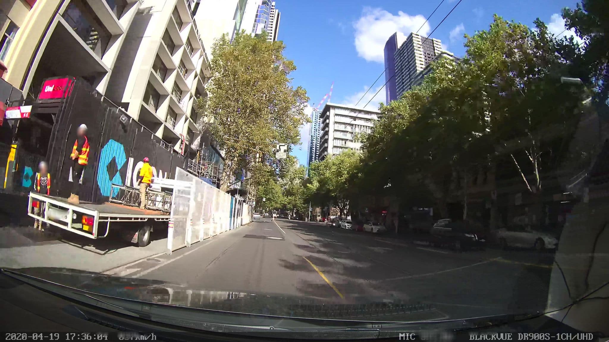 Street view near Elizabeth Hostel, Melbourne — © skillsy (CC BY-SA · Mapillary)