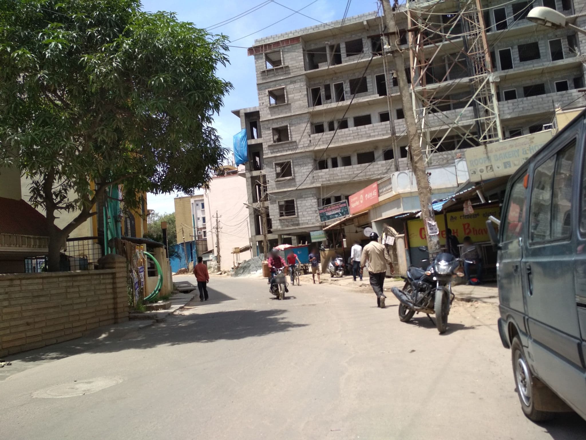 Street view near The Grand Adigas Residency, koppana Agrahara — © sraj444 (CC BY-SA · Mapillary)
