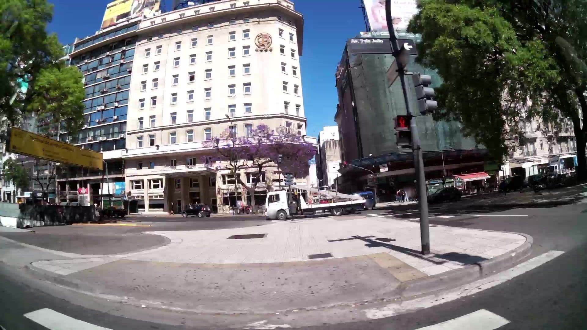 Street view near Hotel Bristol, Buenos Aires
