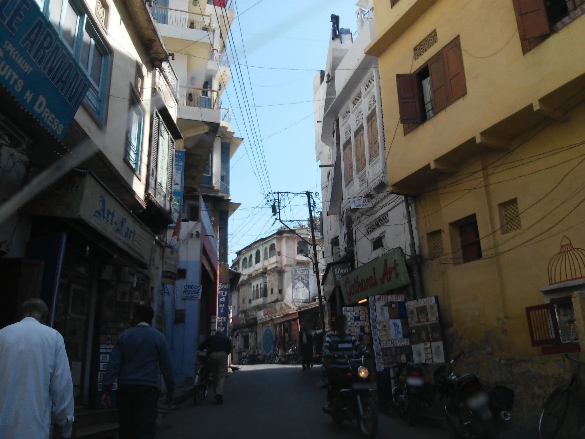 Street view near Jag niwas, Udaipur
