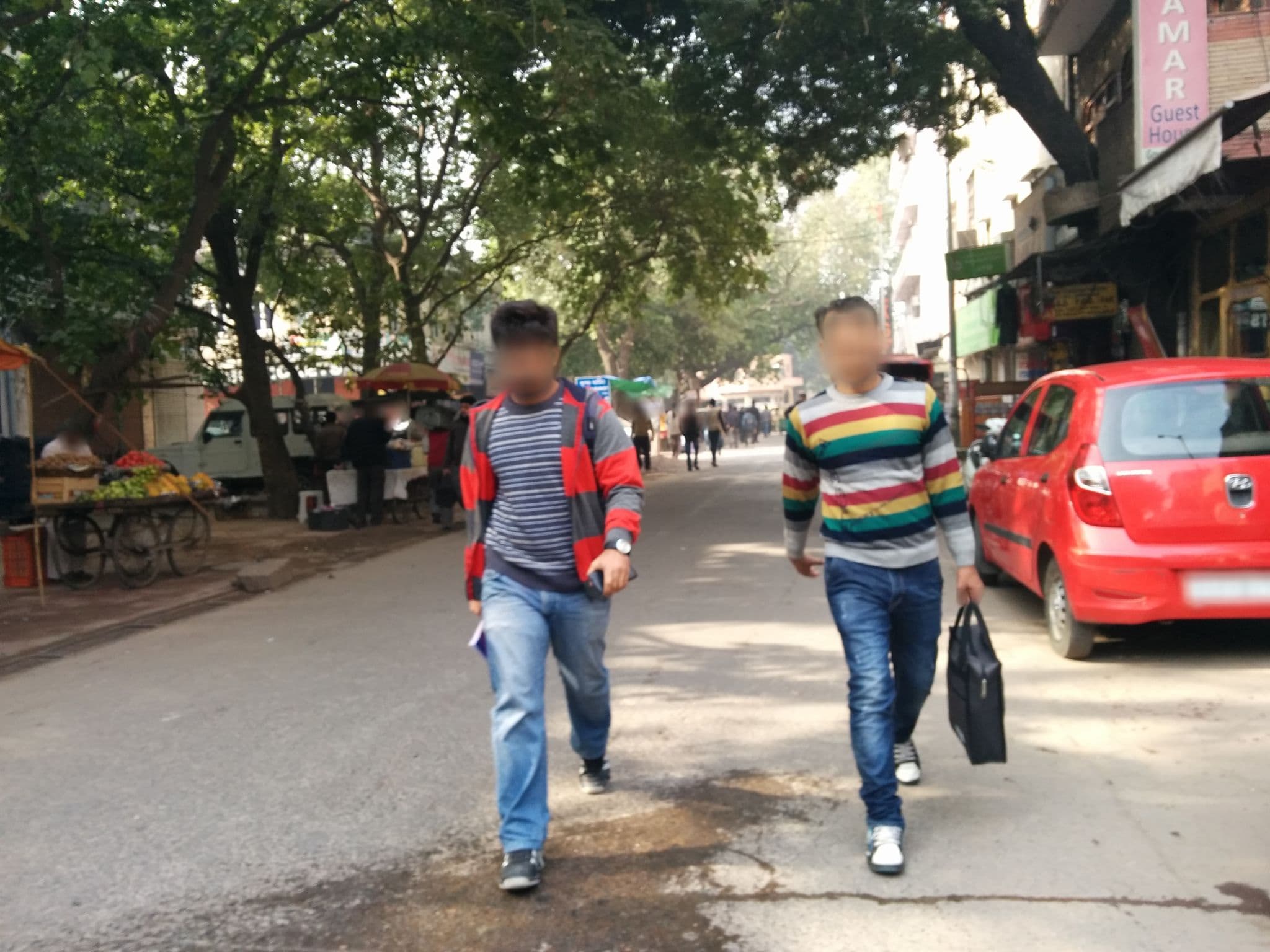 Street view near Backpacker Panda Delhi, New Delhi — © sashazykov (CC BY-SA · Mapillary)