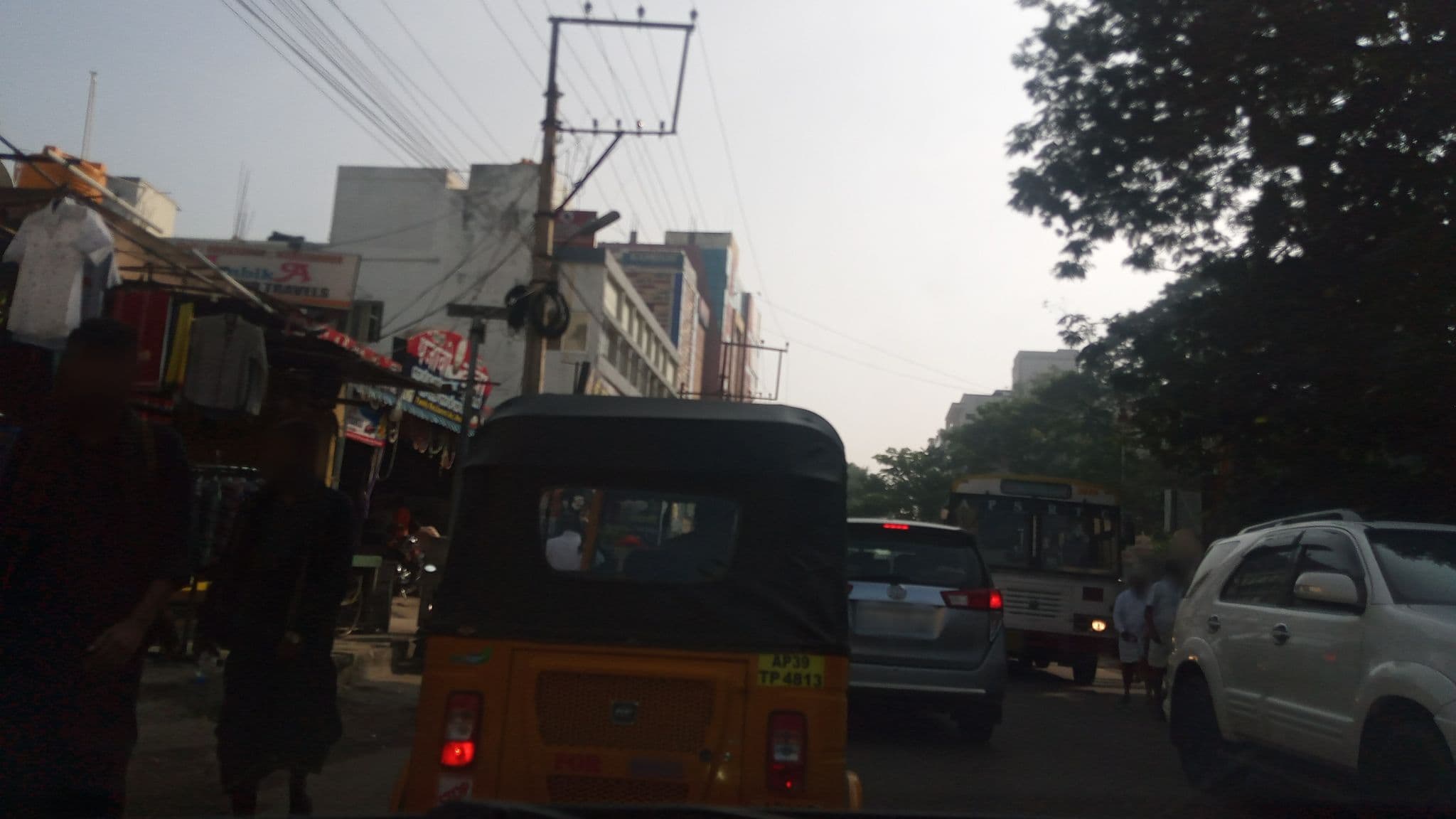 Street view near Vishnu Nivasam, Tirupati — © pradeepbv (CC BY-SA · Mapillary)