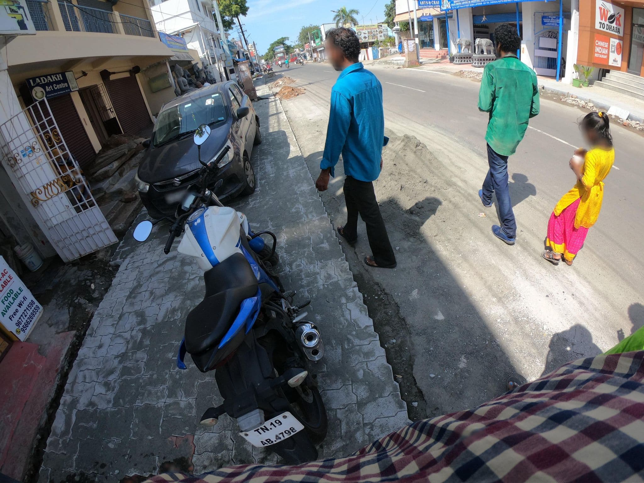 Street view near Balai Sai Residency, Mahabalipuram — © olily (CC BY-SA · Mapillary)