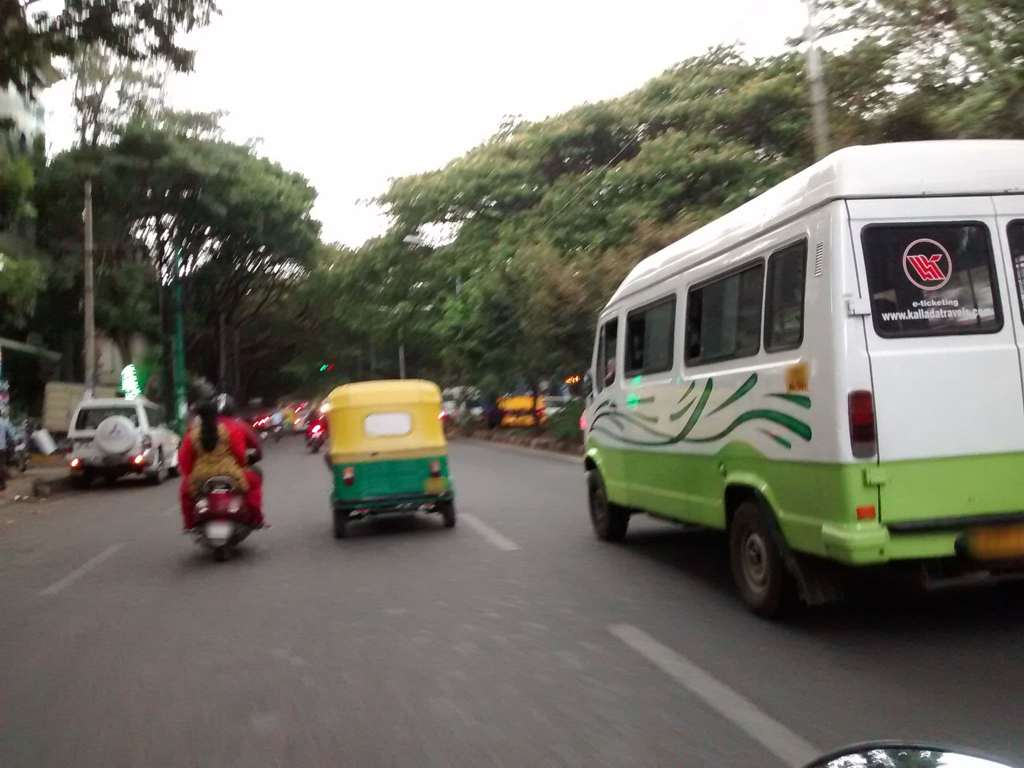 Street view near Anjappar Chettinad Restuarant Koramangala, Bengaluru
