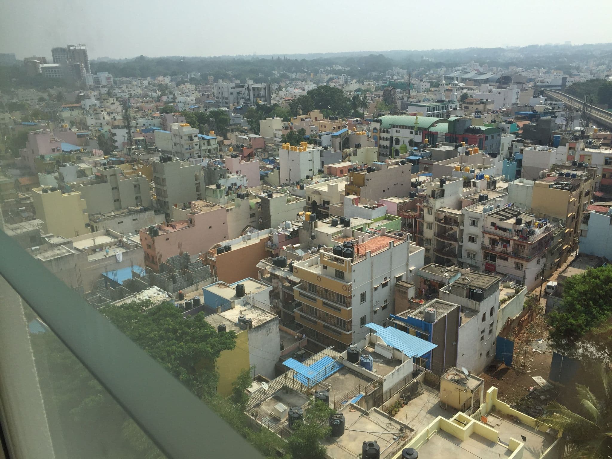 Street view near Hyatt, Bengaluru