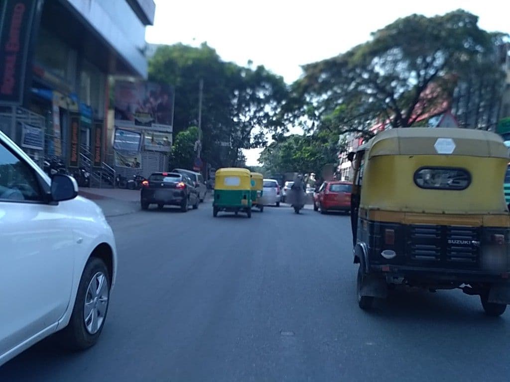 Street view near Blue bells, Bengaluru