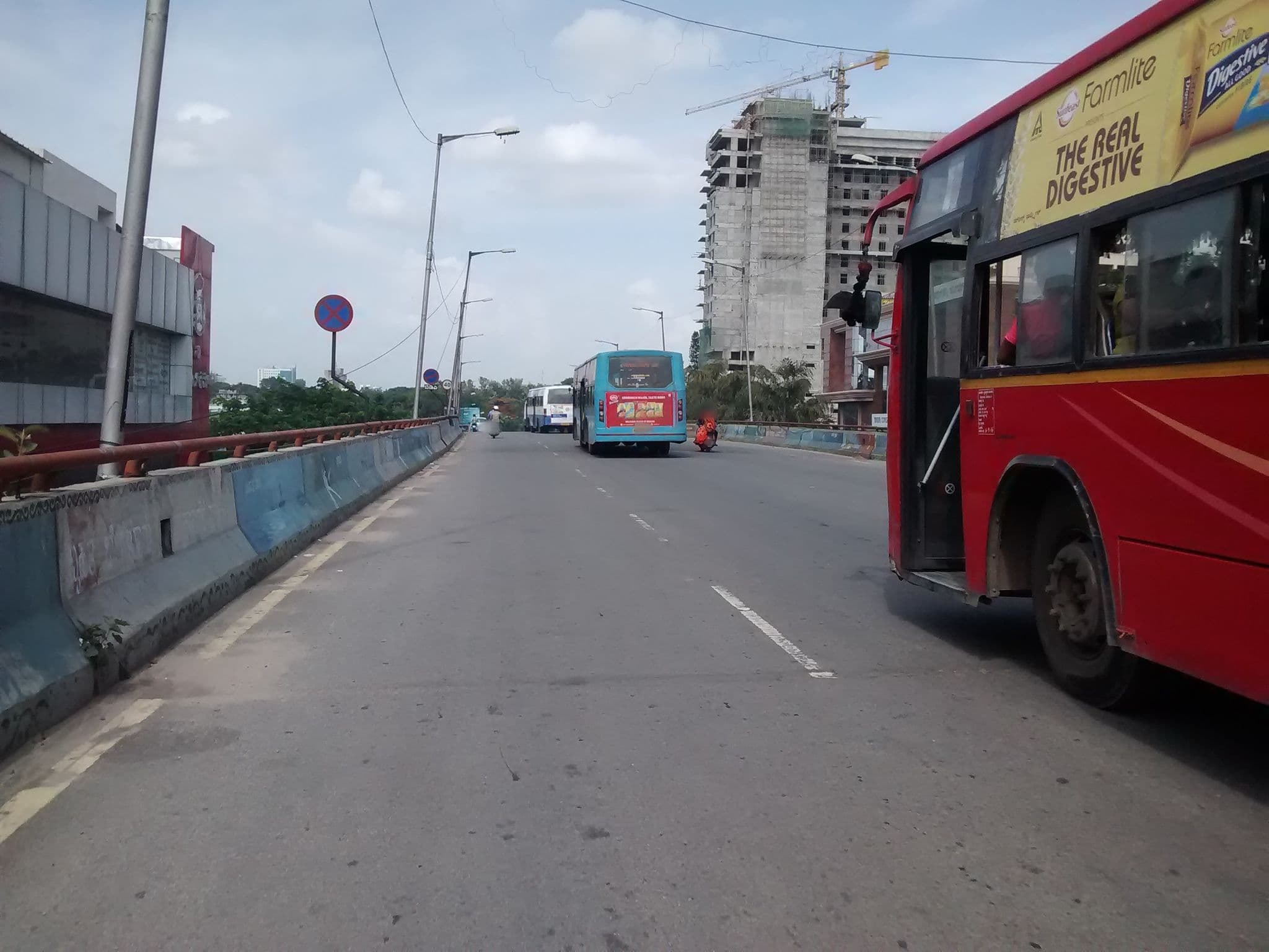 Street view near The Rialto Hotel, Bengaluru