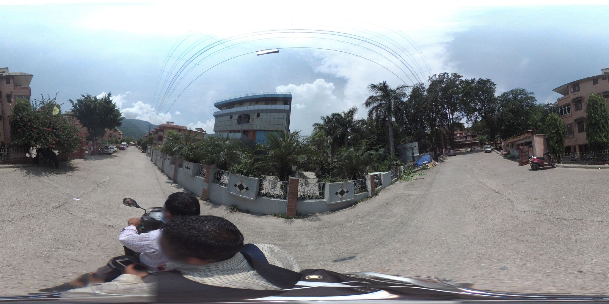 Street view near Vasundhara Palace, Rishīkesh — © prasad23427 (CC BY-SA · Mapillary)