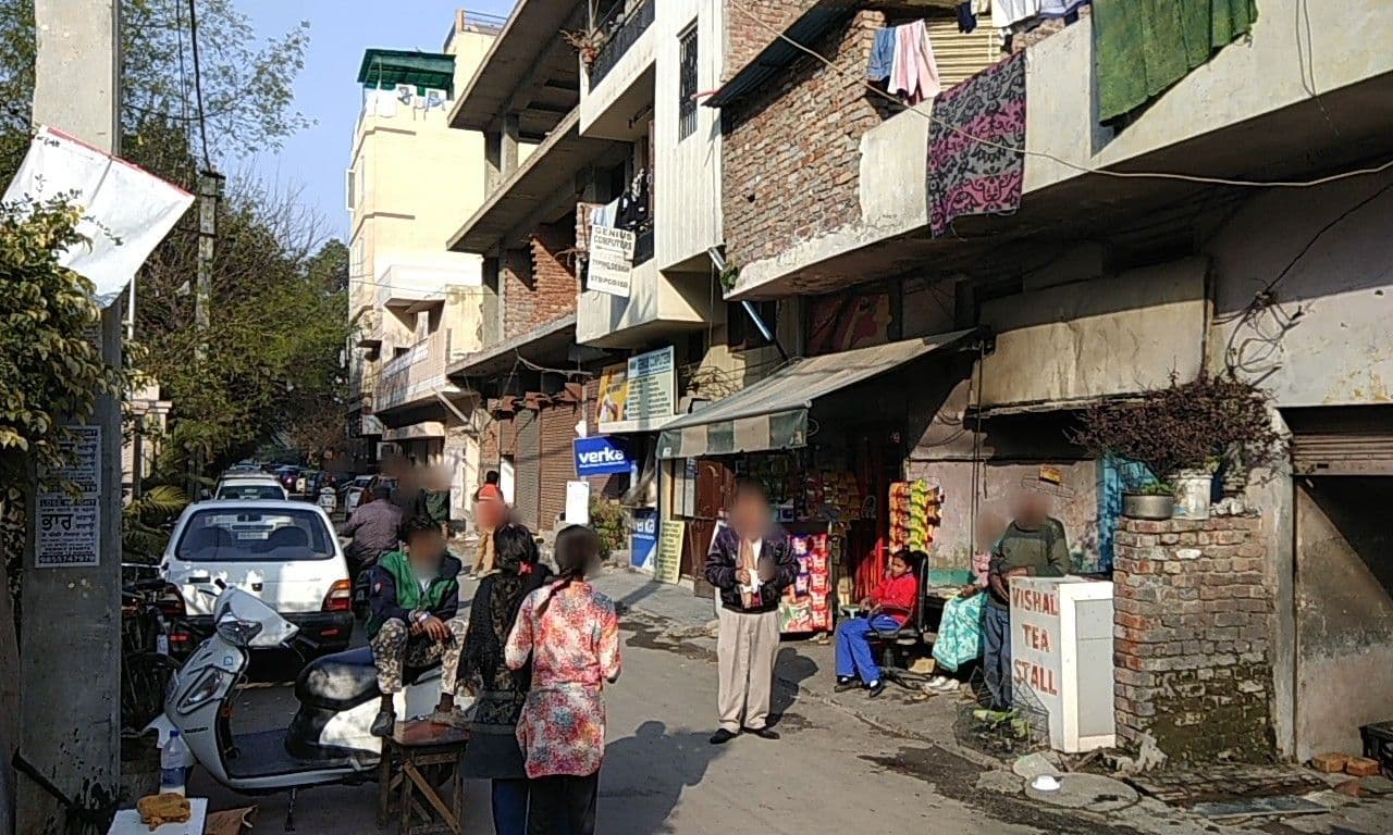 Street view near Genius Guesthouse, Amritsar — © bholekibhasam (CC BY-SA · Mapillary)