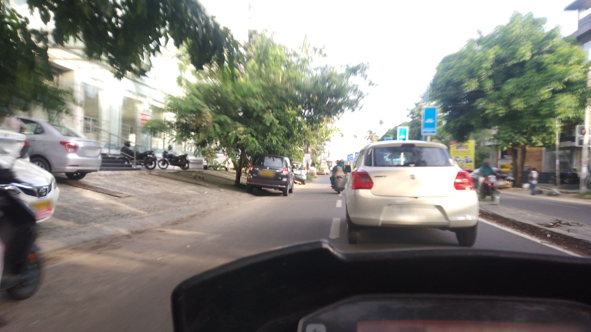 Street view near Abrahams Villa, Kanayannur