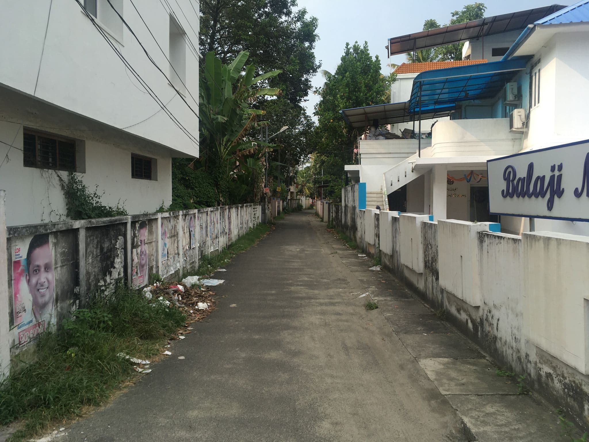 Street view near Eliza aparrment, Kanayannur