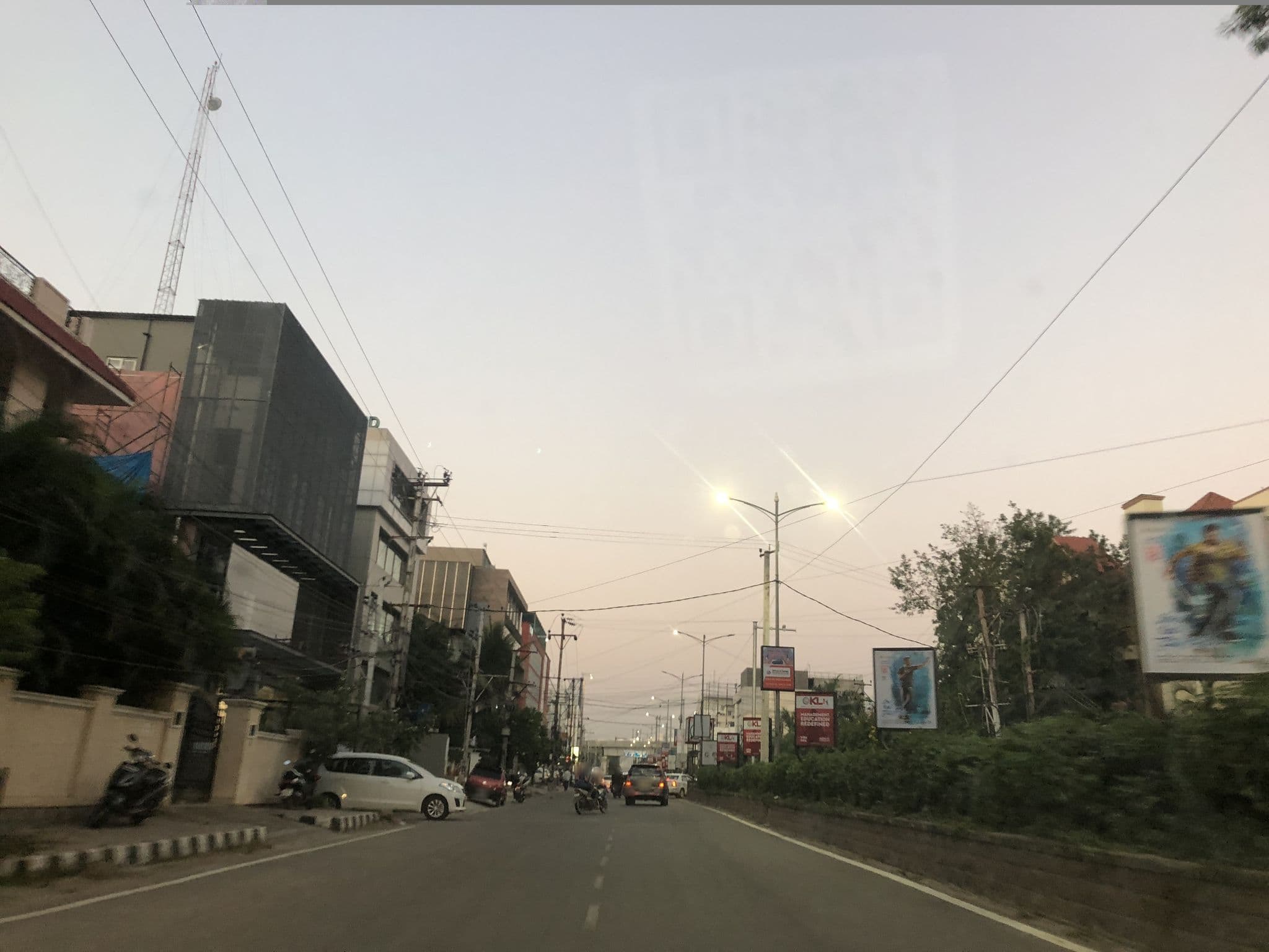 Street view near Cosy Homes, Kukatpally