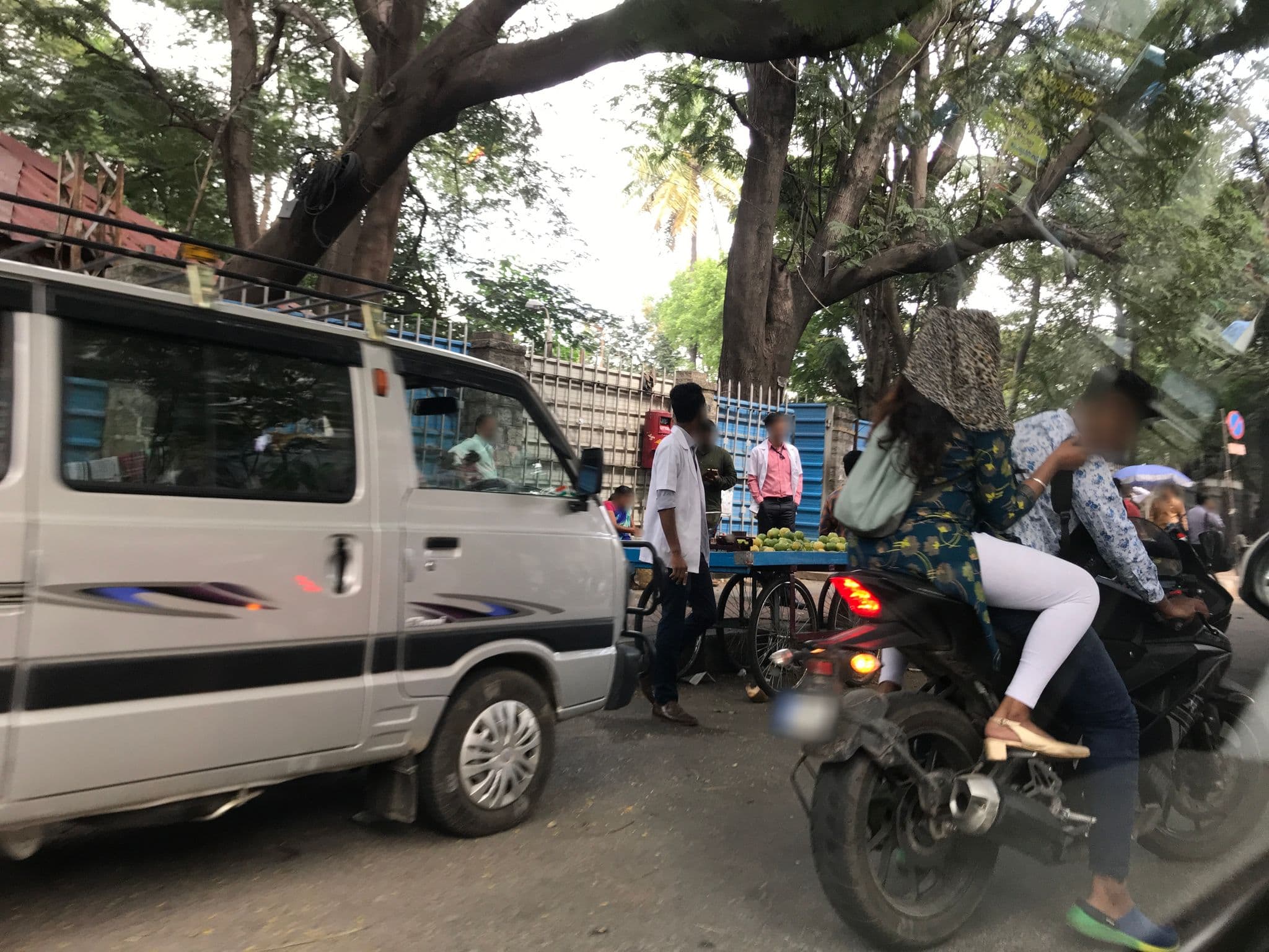 Street view near Mathrushree Residency, Bengaluru