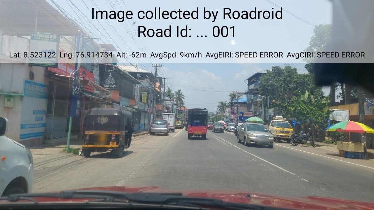 Street view near new kerala hotel, Sreekaryam — © roadroid (CC BY-SA · Mapillary)