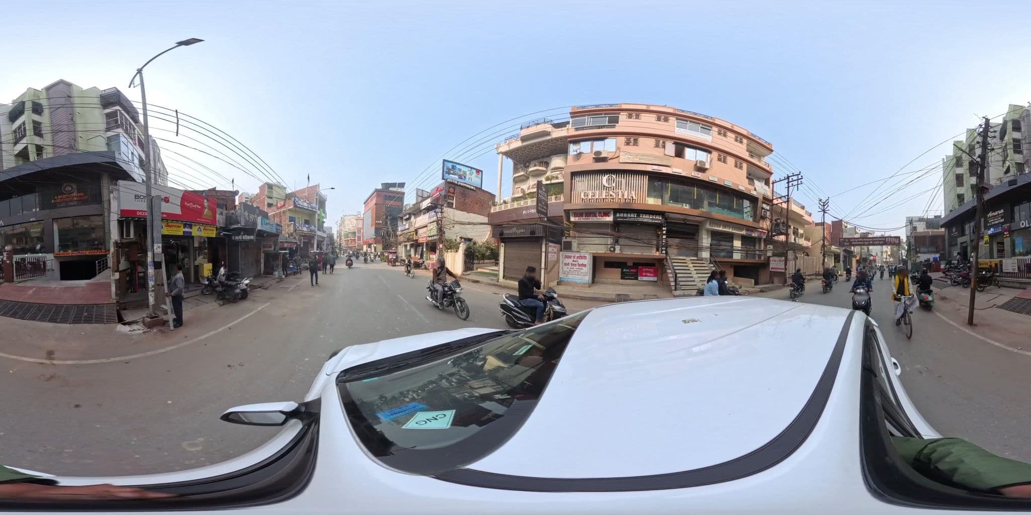 Street view near Hotel Padmini International, Varanasi