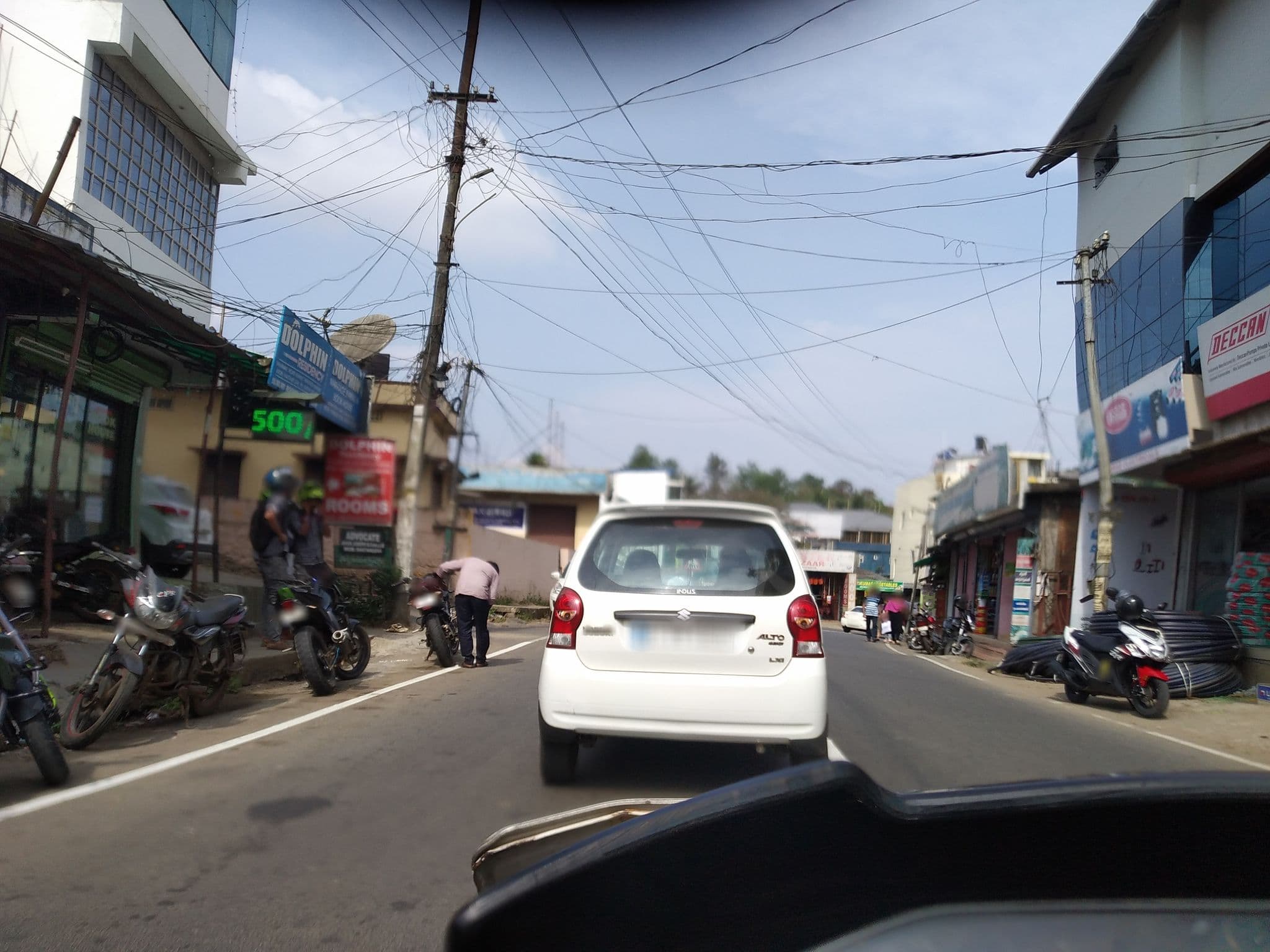 Street view near Hotel Sithara International, Cumbum — © jothishbabu (CC BY-SA · Mapillary)