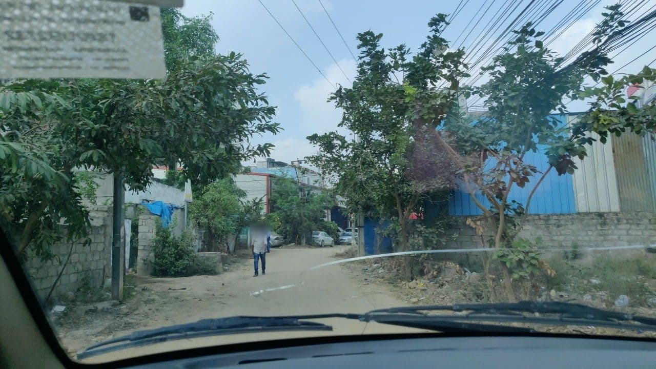 Street view near Sri sai women's hostel, Kukatpally