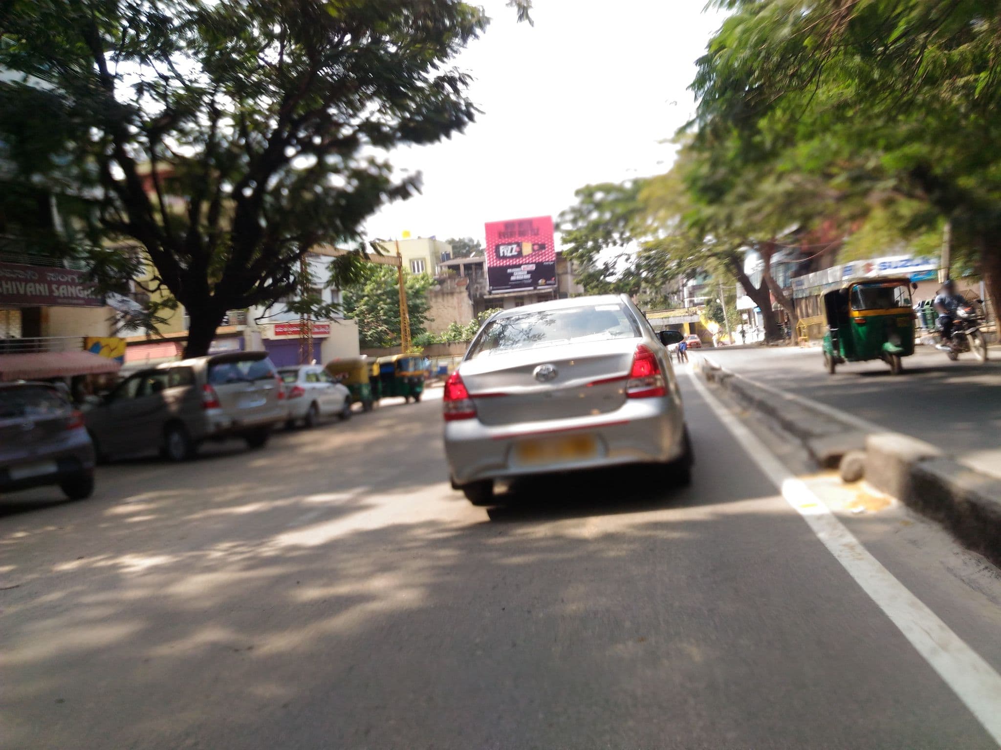 Street view near Pranam Comforts, Bengaluru