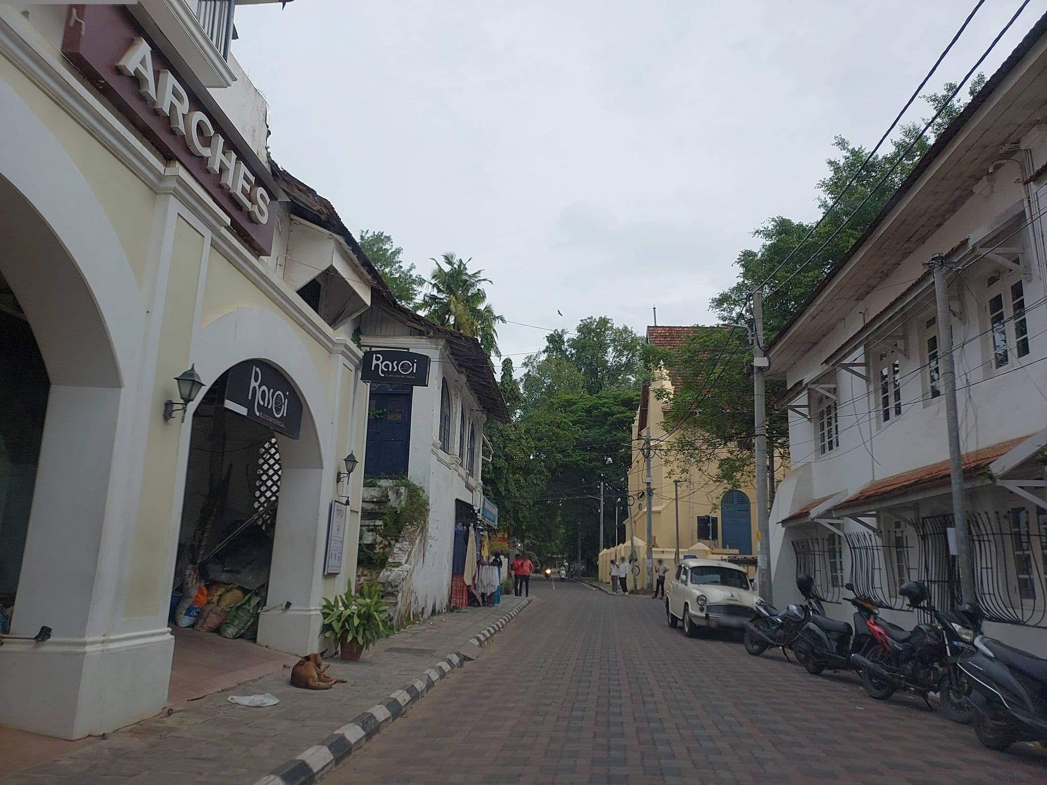 Street view near Vasco Homestay, Vypīn