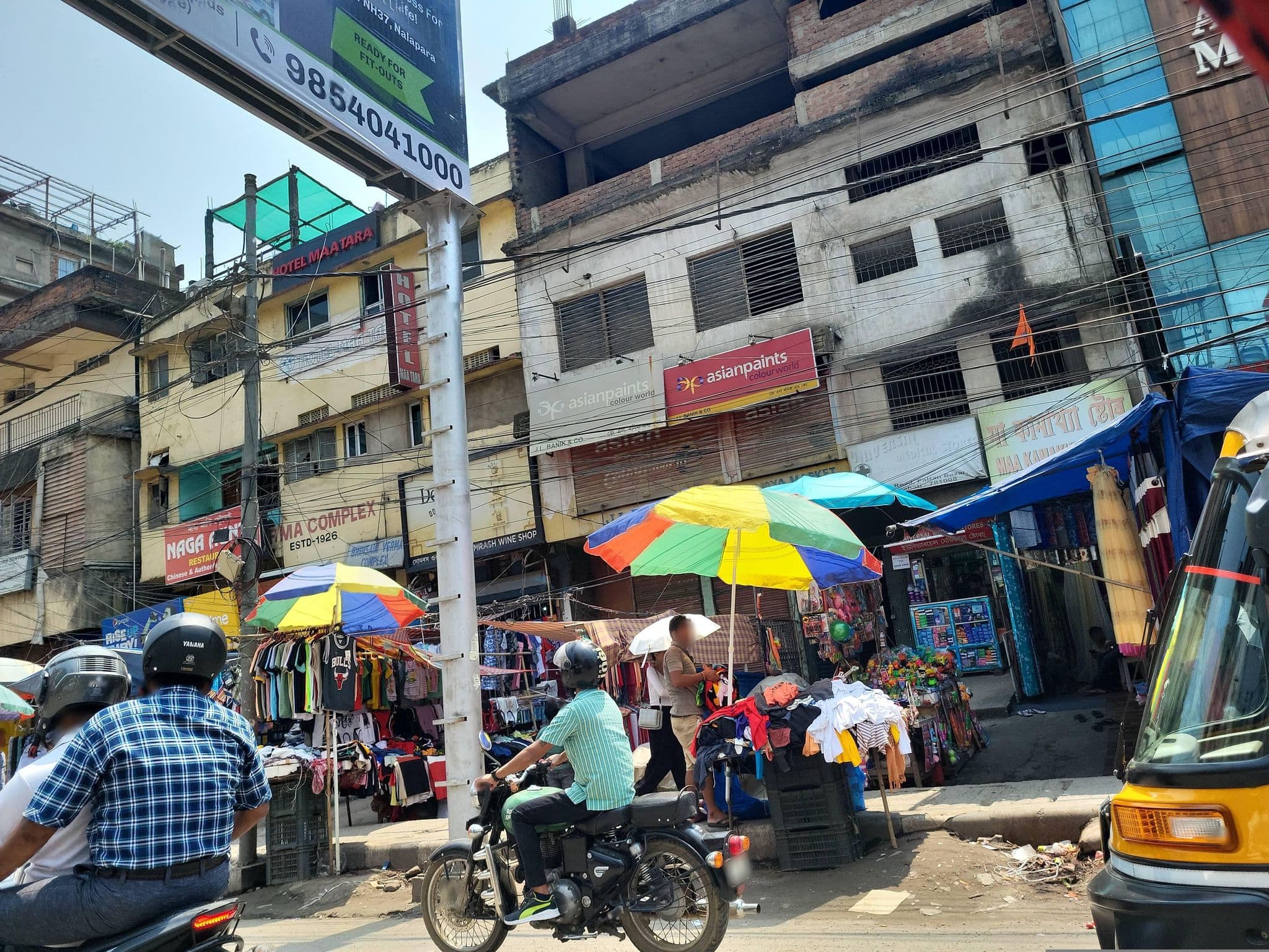 Street view near Bishram Lodge, Guwahati