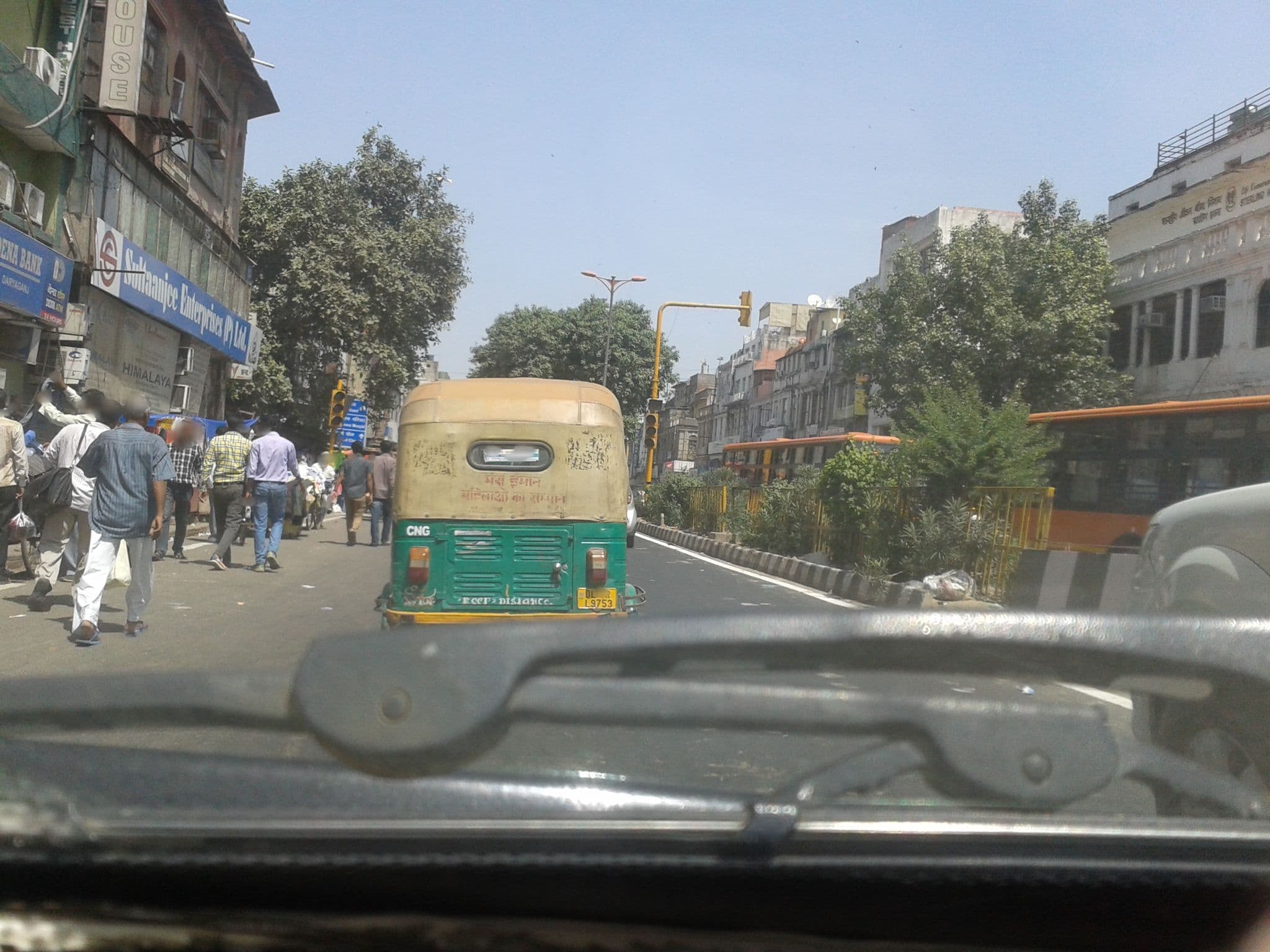 Street view near Five Star Guest House, Delhi — © srividya (CC BY-SA · Mapillary)